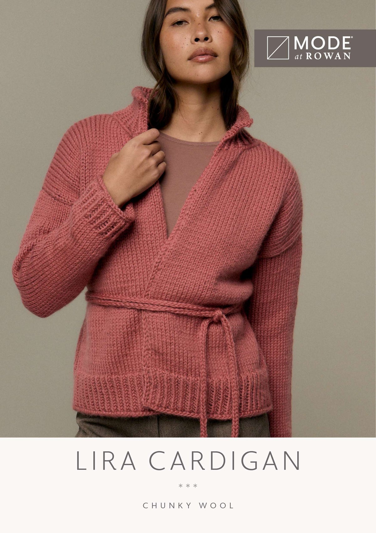 LIRA CARDIGAN | MODE at ROWAN | CHUNKY WOOL