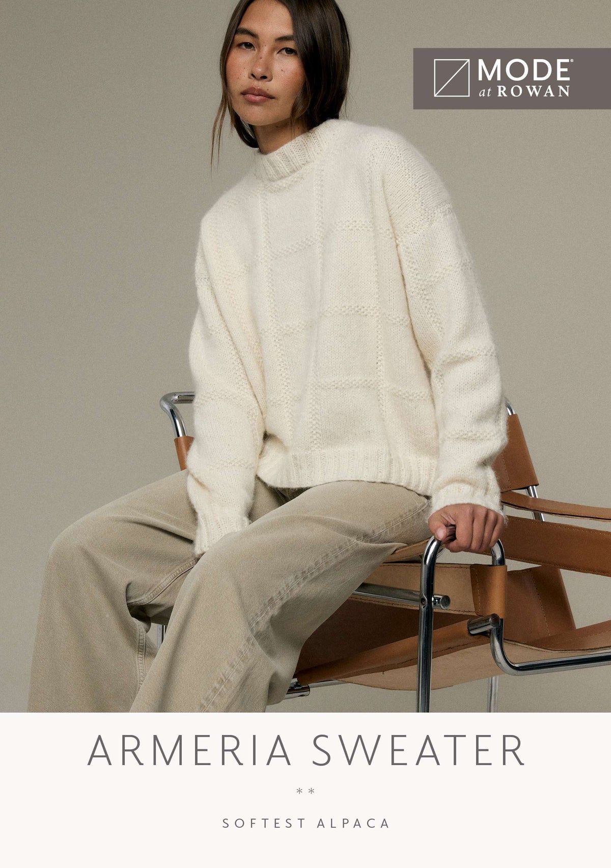 ARMERIA SWEATER | MODE at ROWAN | SOFTEST ALPACA