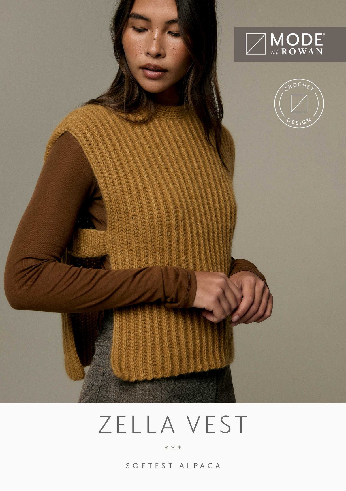 ZELLA VEST | MODE at ROWAN | SOFTEST ALPACA