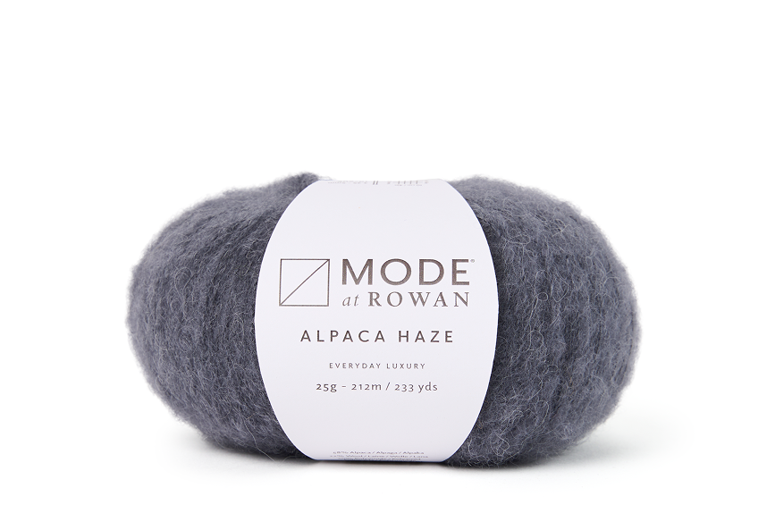 Hochwertiges MODE at ROWAN Alpaca Haze Strickgarn für Wintermode, weiches Alpaka-Garn für Pullover, Cardigans und Accessoires, mit geschmeidigem Lauf auf den Nadeln und hoher Formstabilität