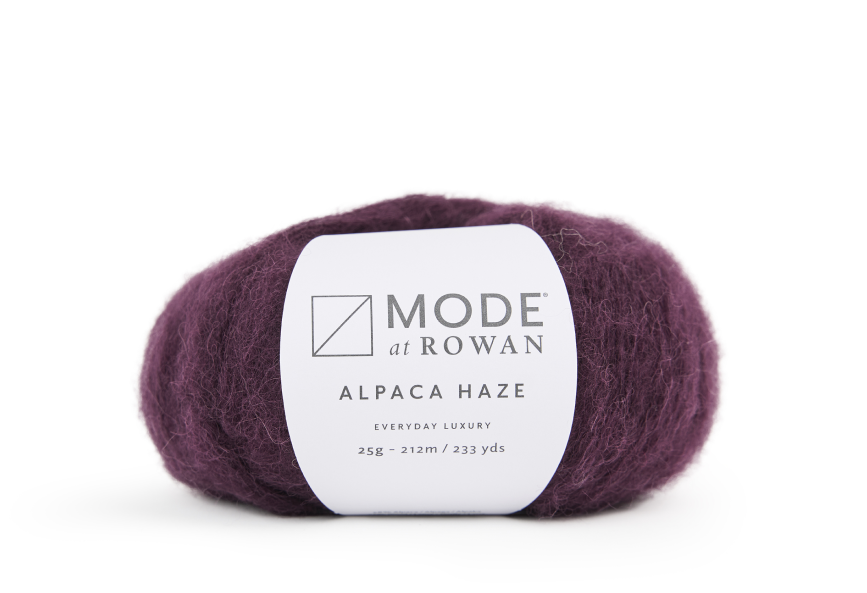 MODE at ROWAN Alpaca Haze luxuriöses Premium-Strickgarn aus 58% Alpaka, 22% Wolle und 20% Polyamid, superweiches und leichtes Alpaka-Mischgarn für Winterpullover, Cardigans, Schals und Mützen mit geschmeidigem Maschenlauf und langlebiger Qualität