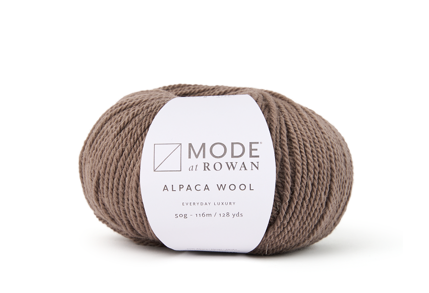 Premium Alpaca Wool Strickgarn MODE at ROWAN, weiches und elastisches Garn aus Alpaka und Wolle für Damenpullover, Winterstrickmode, Cardigans und Accessoires, besonders geeignet für anspruchsvolle Musterstrickerei und hochwertige DIY-Handarbeitsprojekte mit langlebiger Qualität