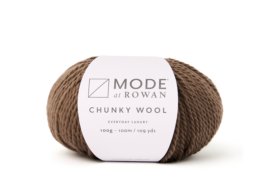 MODE at ROWAN Chunky Wool 100% Wolle, dickes und weiches Strickgarn für Wintermode, Loops, Mützen und kuschelige DIY-Projekte mit voluminöser Struktur und hoher Wärme