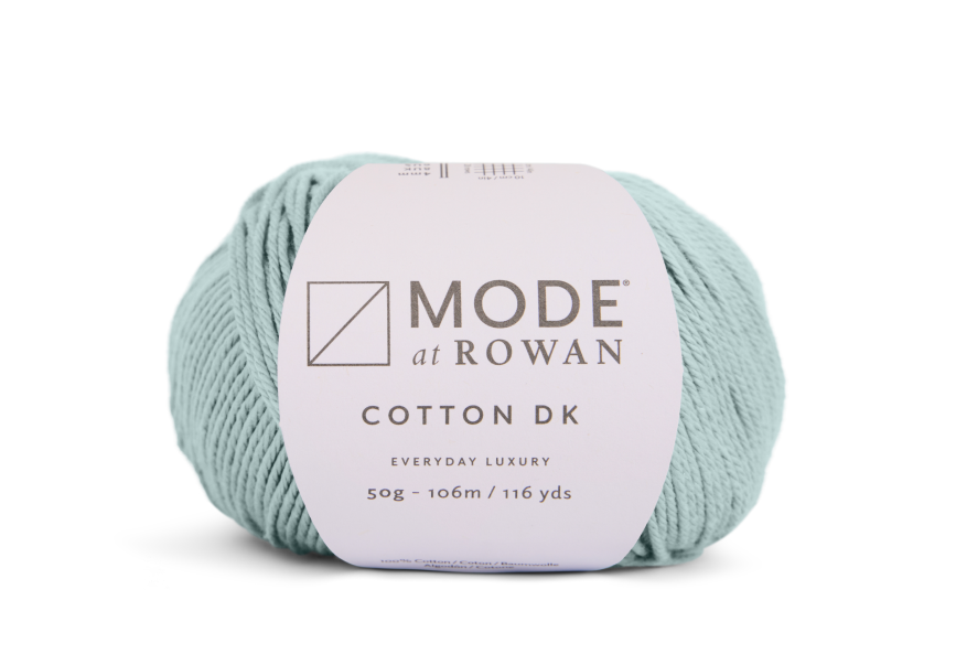 MODE at ROWAN Cotton DK Premium-Garn aus Baumwolle für feine Strick- und Häkelarbeiten, ideal für T-Shirts, leichte Cardigans, Sommermode und langlebige Alltagskleidung mit komfortabler, weicher Struktur