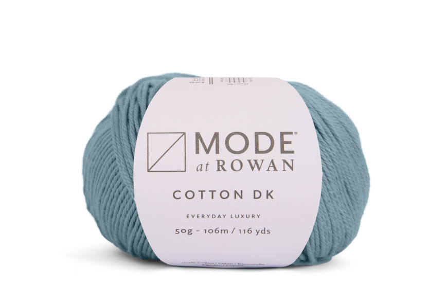 MODE at ROWAN Cotton DK luxuriöses Baumwollgarn für Stricken und Häkeln, atmungsaktiv, weich und langlebig, ideal für Damenmode, Sommerkleidung, Accessoires und hochwertige Handmade Fashion