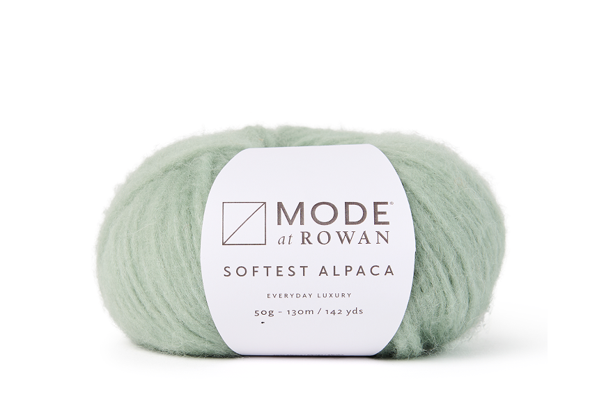 MODE at ROWAN Softest Alpaca Premium-Wolle mit edlem Flausch, hochwertiges Alpaka-Garn für Stricken und Häkeln von Pullovern, Mützen, Schals und stilvoller Winterbekleidung mit leichter, warmer Struktur