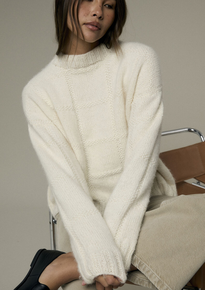 ARMERIA SWEATER | MODE at ROWAN | SOFTEST ALPACA