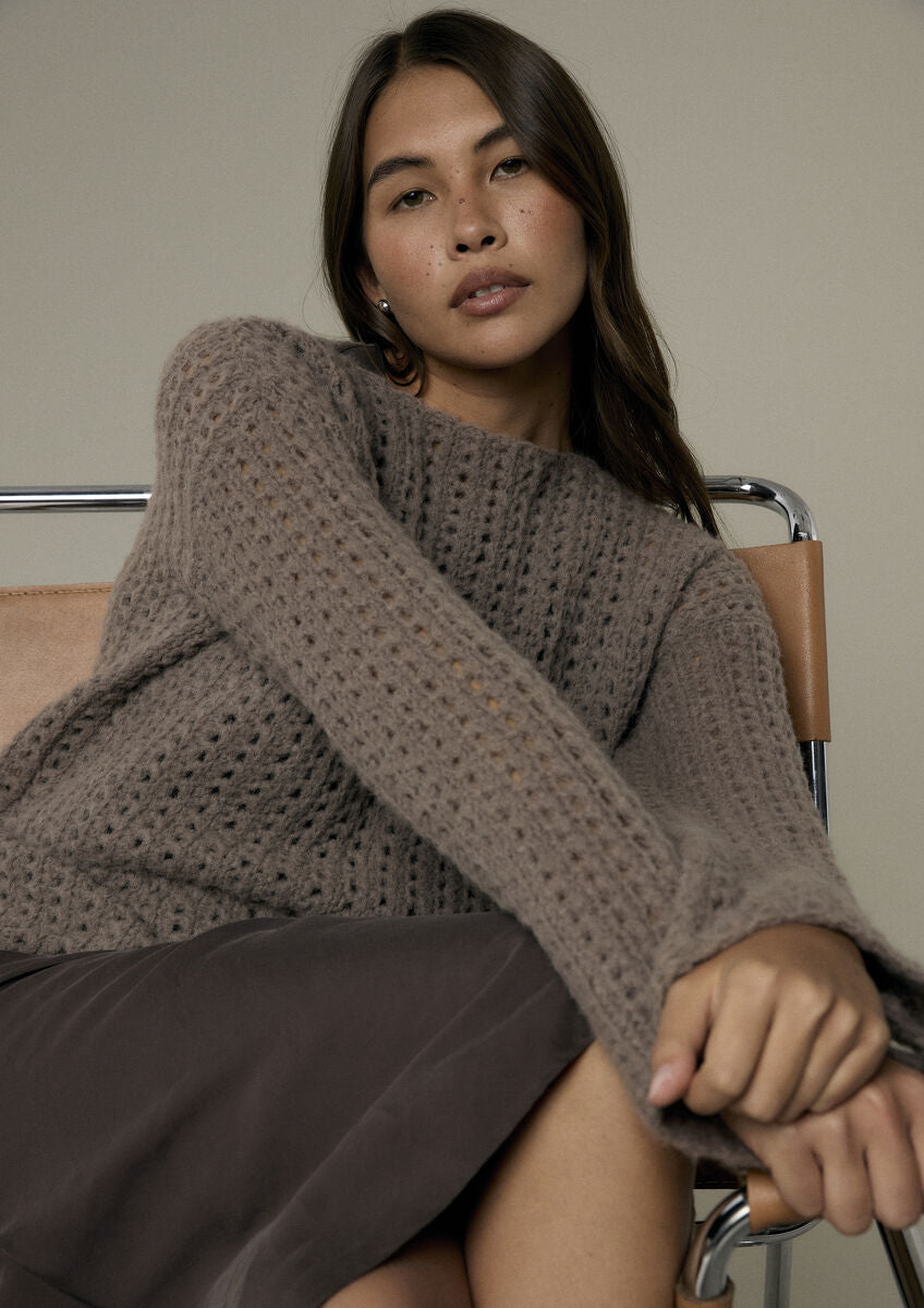 NORI SWEATER | MODE at ROWAN | ALPACA HAZE