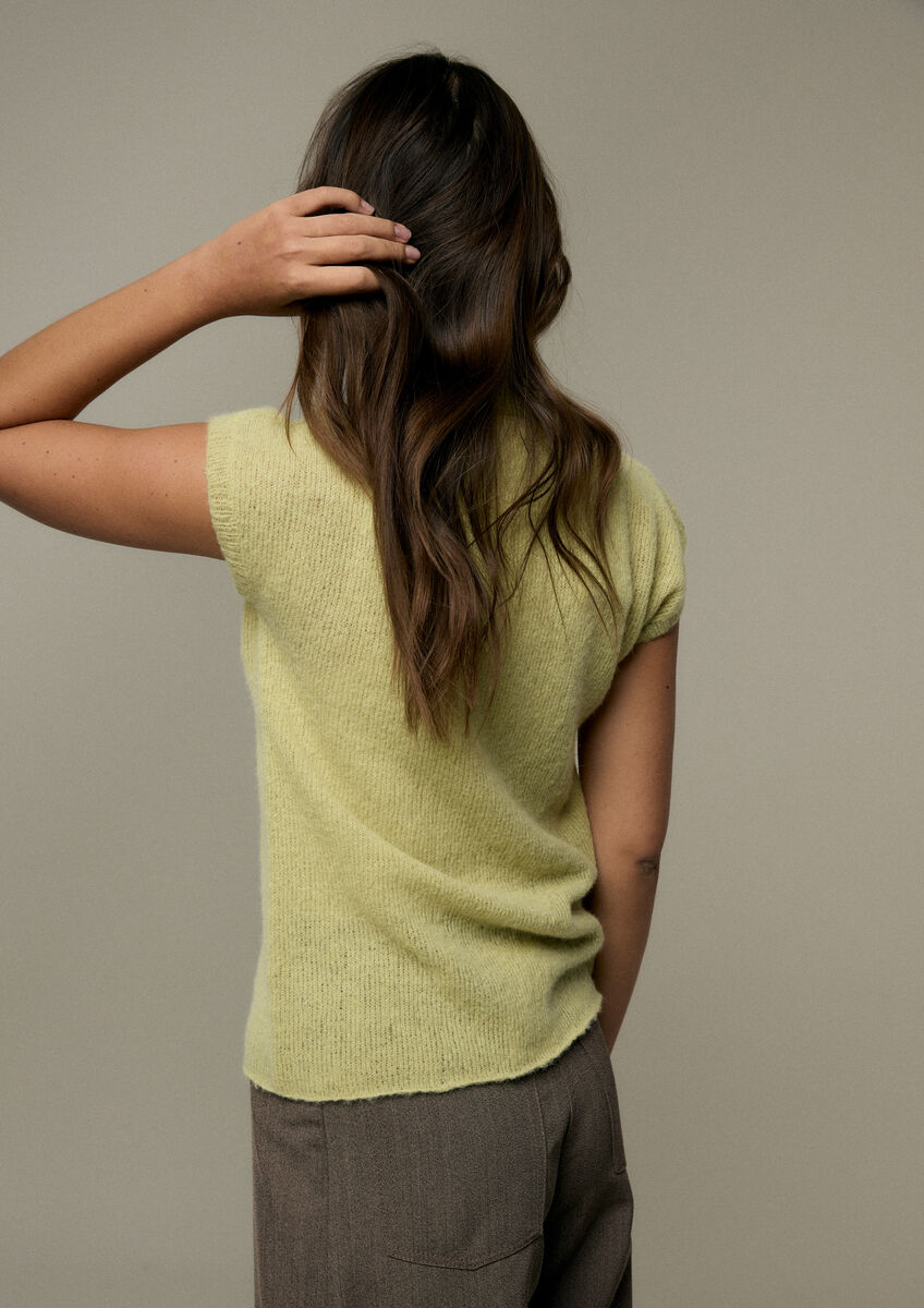 SAFFRON TOP | MODE at ROWAN | ALPACA HAZE