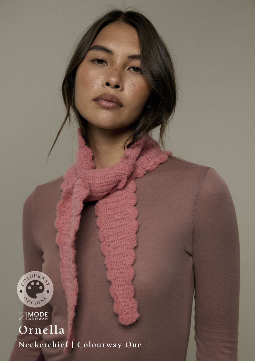 ORNELLA NECKERCHIEF | MODE at ROWAN | ALPACA HAZE