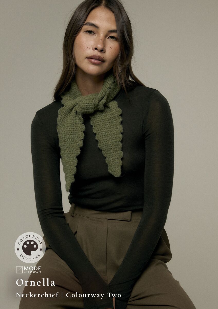 ORNELLA NECKERCHIEF | MODE at ROWAN | ALPACA HAZE