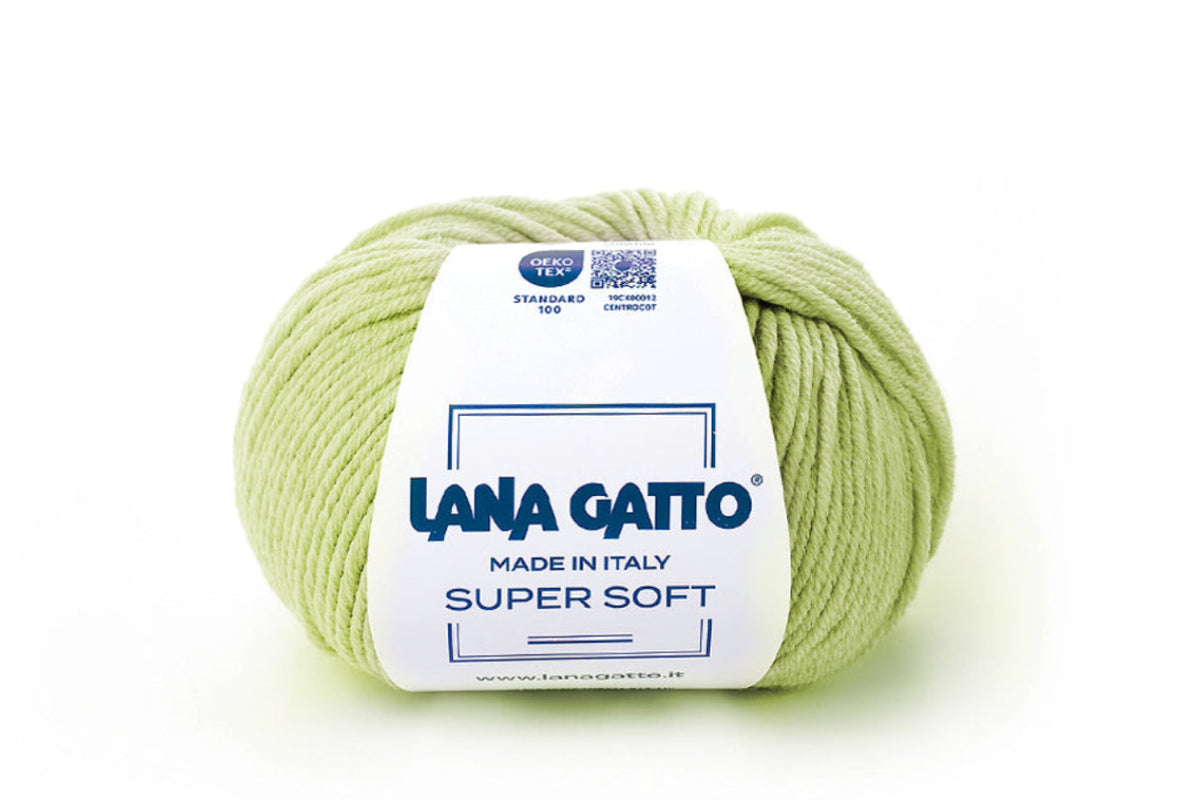 Lana Gatto Super Soft 9067 - Weiches Garn aus 100% Extrafine Merino Wolle. Ideal für empfindliche Haut und Babykleidung