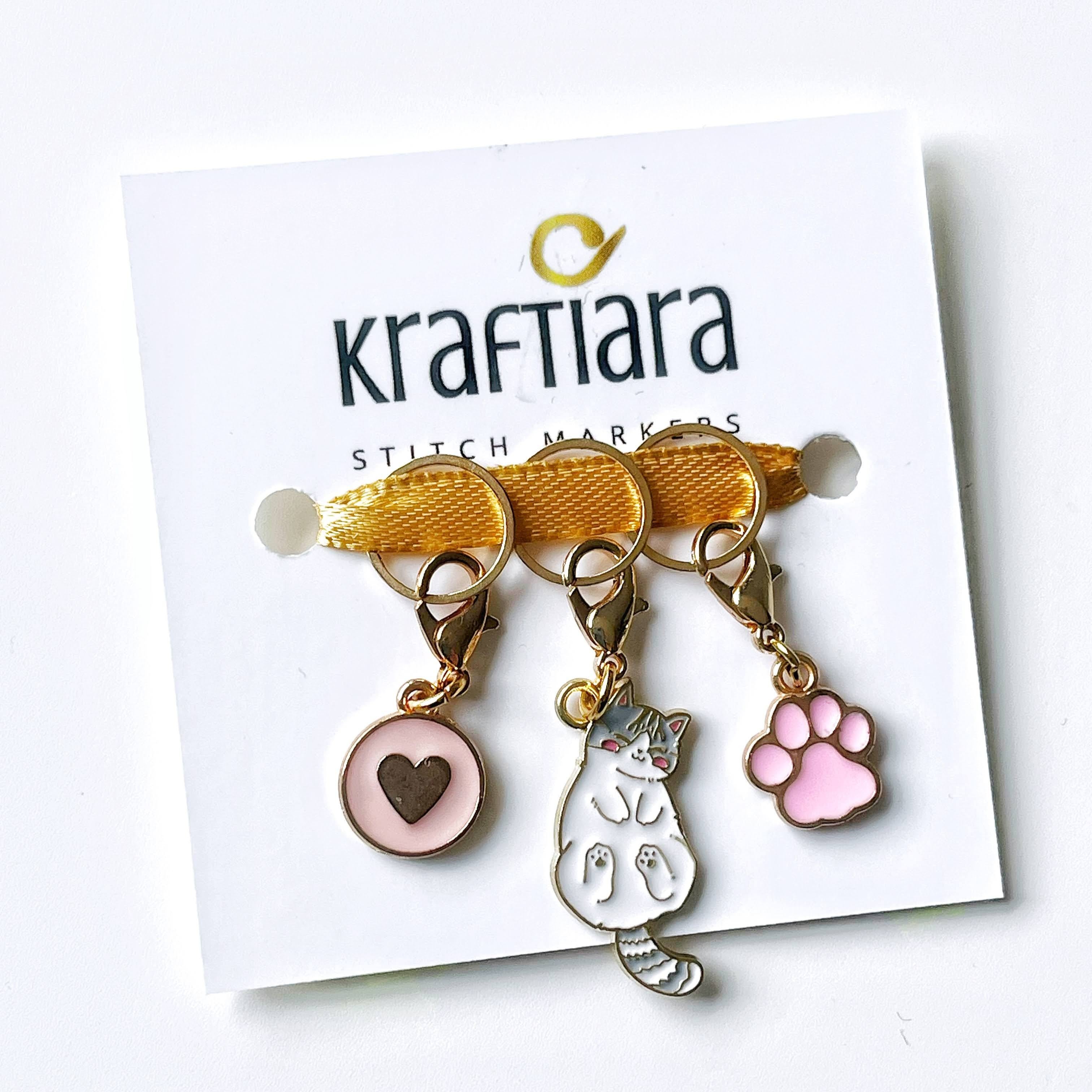 MASCHENMARKIERER | Weiße Katze-Set