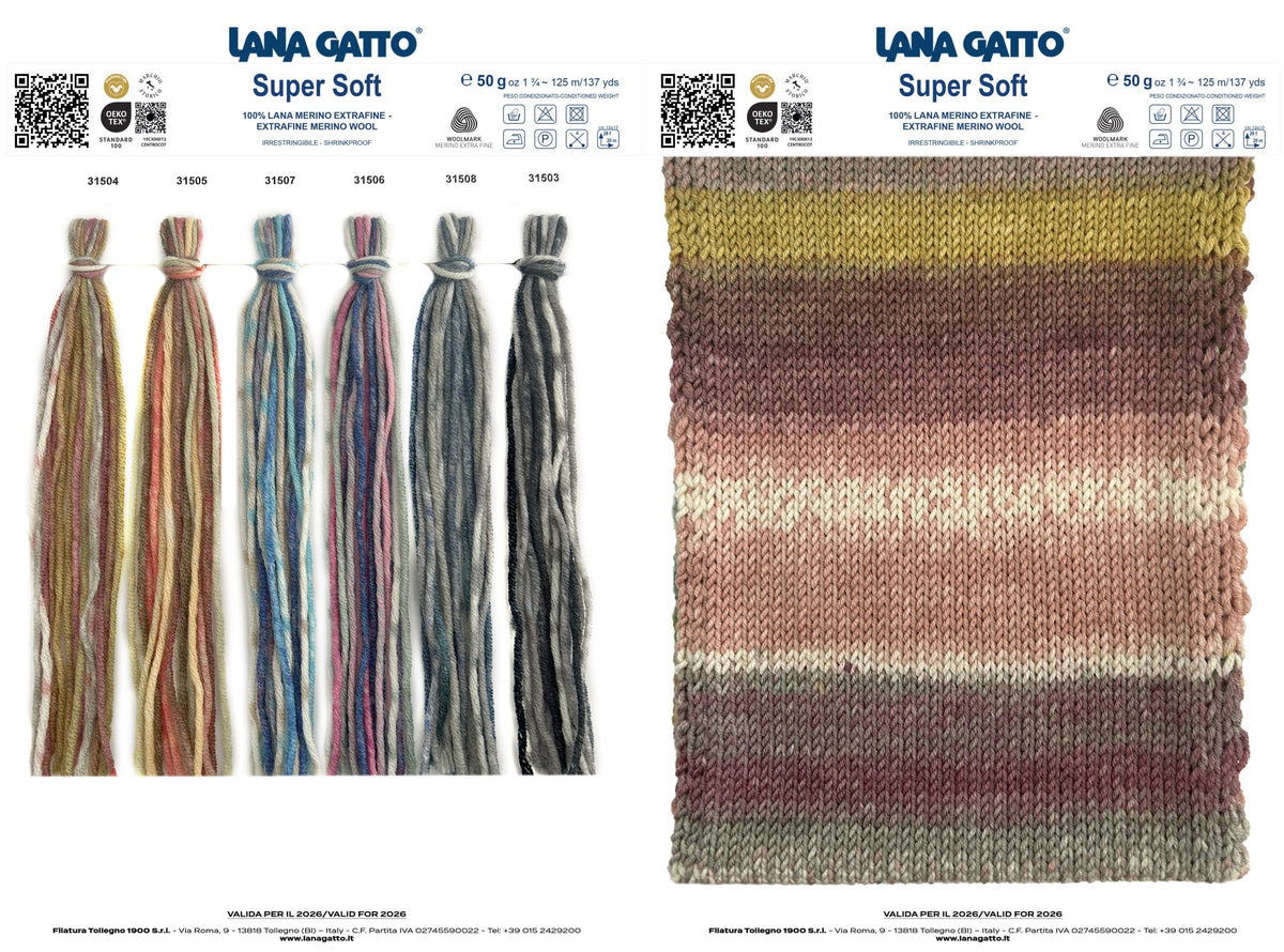 SUPER SOFT PRINT | 100% Extrafine Merino Wool