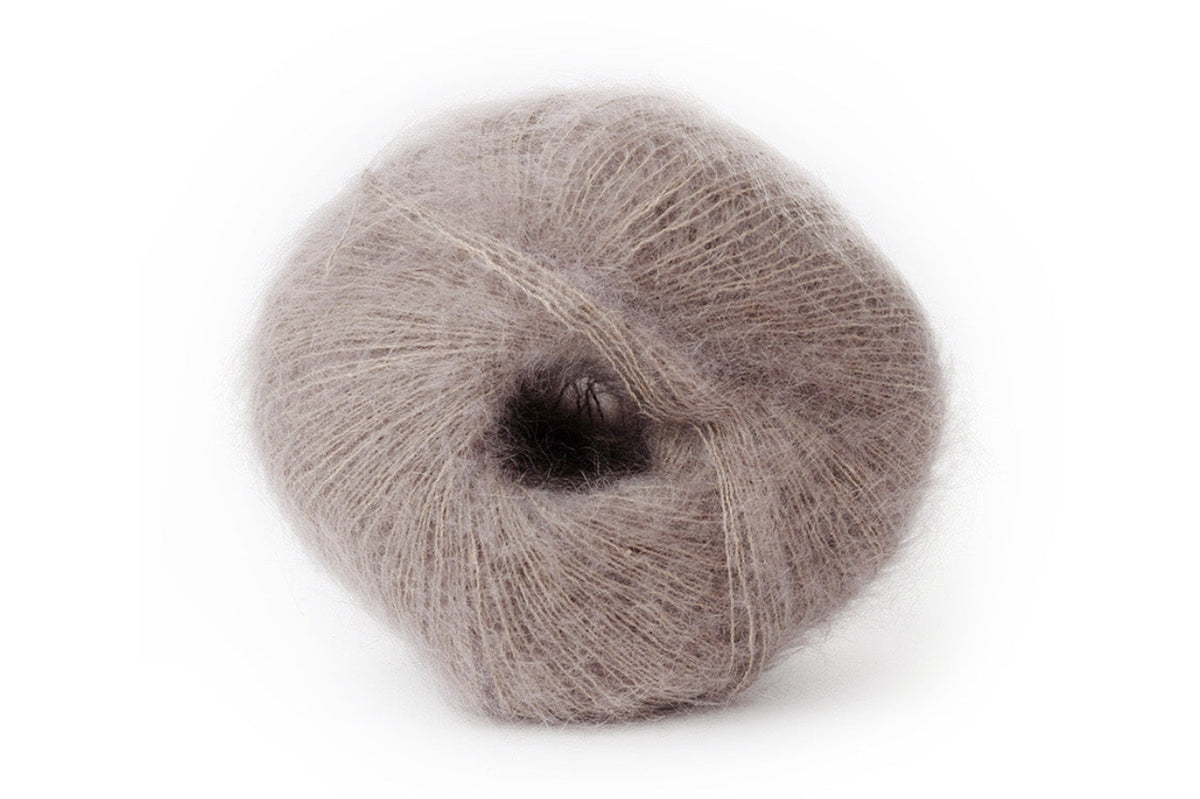 Lana Gatto Silk Mohair Naturgarn mit weichem Flor für Wintermode, Accessoires und elegante Strickdesigns