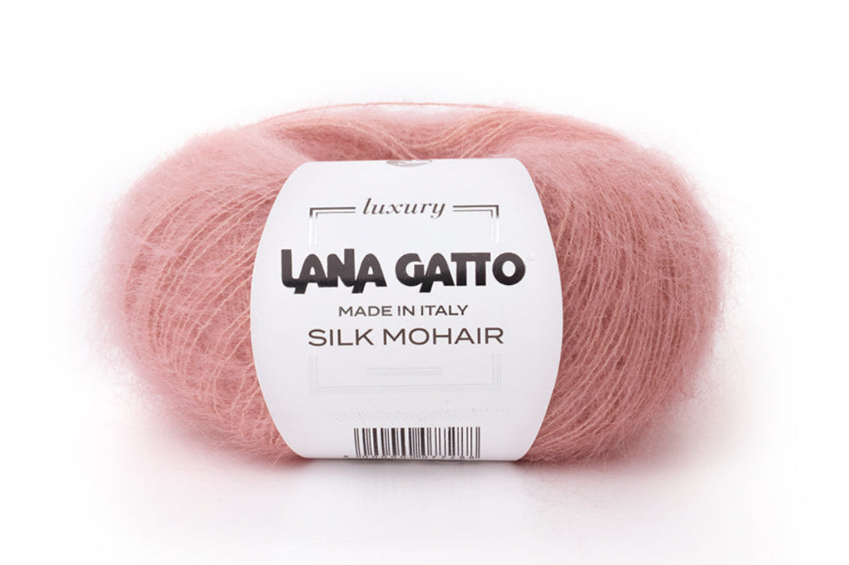 Hochwertiges Mohairgarn Lana Gatto Silk Mohair für Damenpullover, Schals, Tücher und exklusive Wintermode