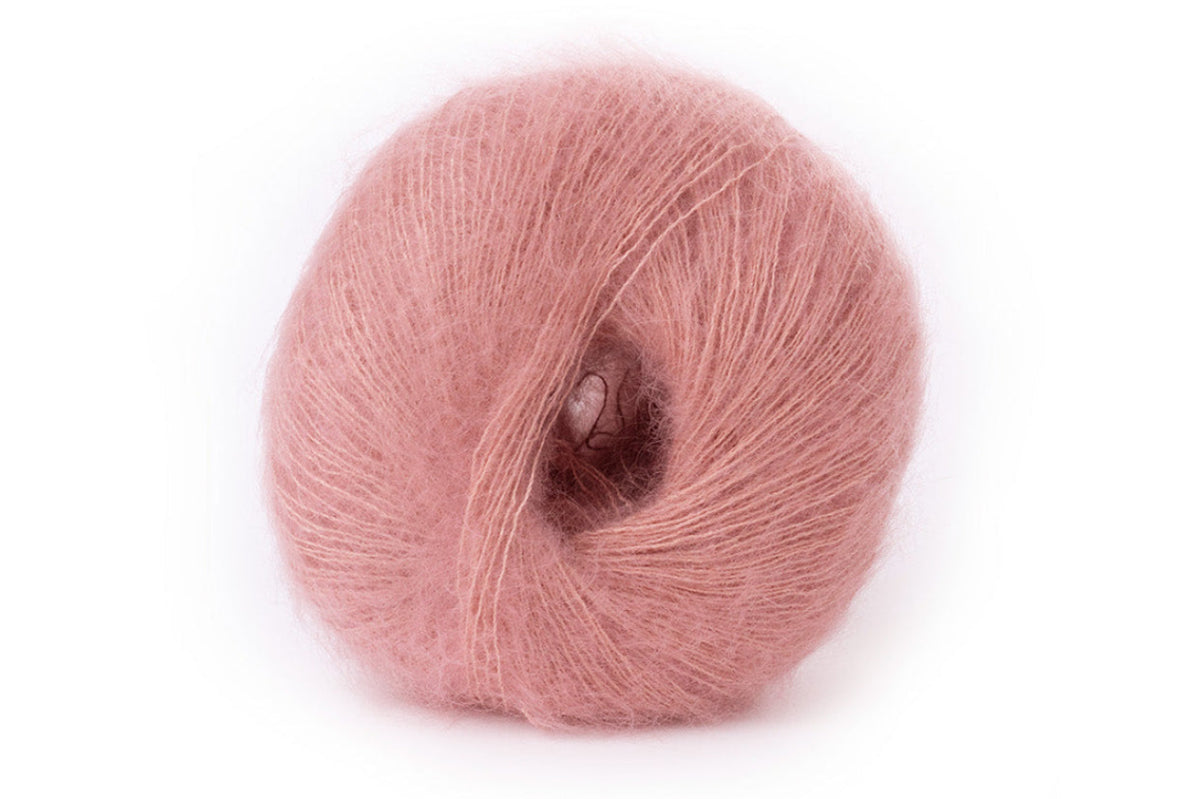 Lana Gatto Silk Mohair Premium-Strickgarn aus 75% Mohair und 25% Seide für leichte und warme Strickbekleidung, 25 g | 212 m