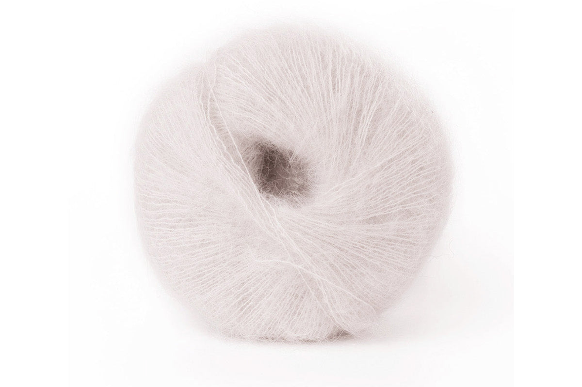 Lana Gatto Silk Mohair Luxusgarn aus Super Kid Mohair und Seide, federleichtes Premium-Strickgarn für Winterpullover, Strickjacken und elegante Strickmode