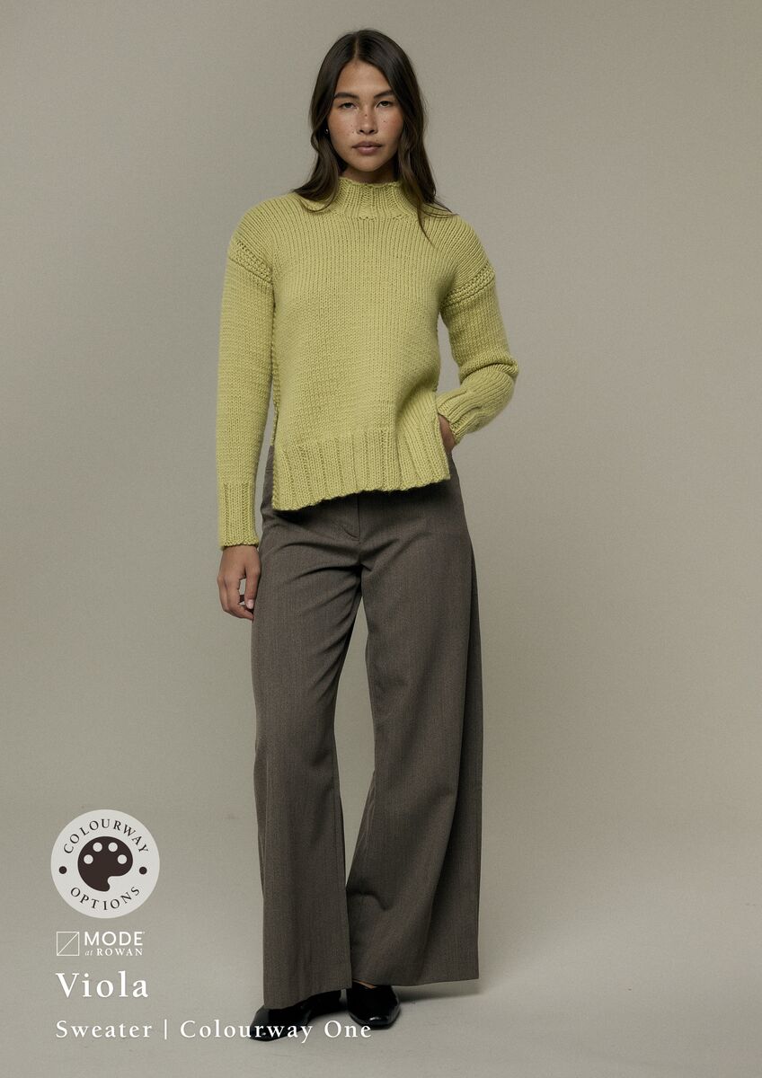 VIOLA SWEATER | MODE at ROWAN | CHUNKY WOOL