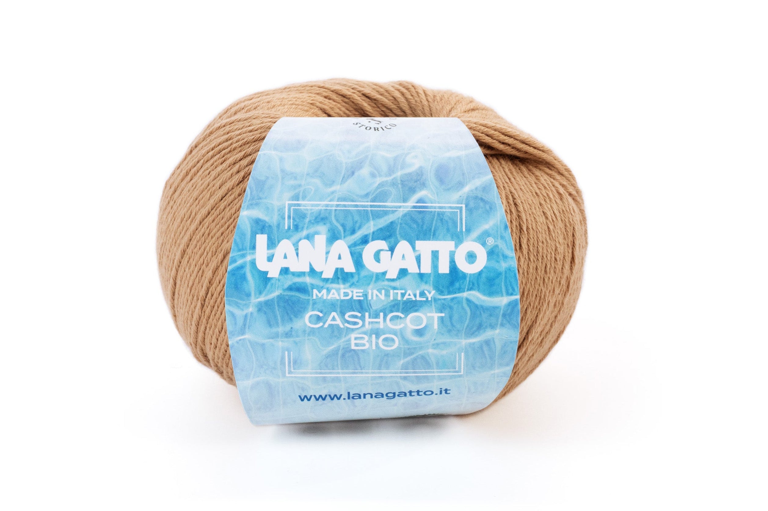 Lana Gatto Cashcot Bio – Baumwoll-Kaschmir-Garn, 90% Bio-Baumwolle, Sommer Garn