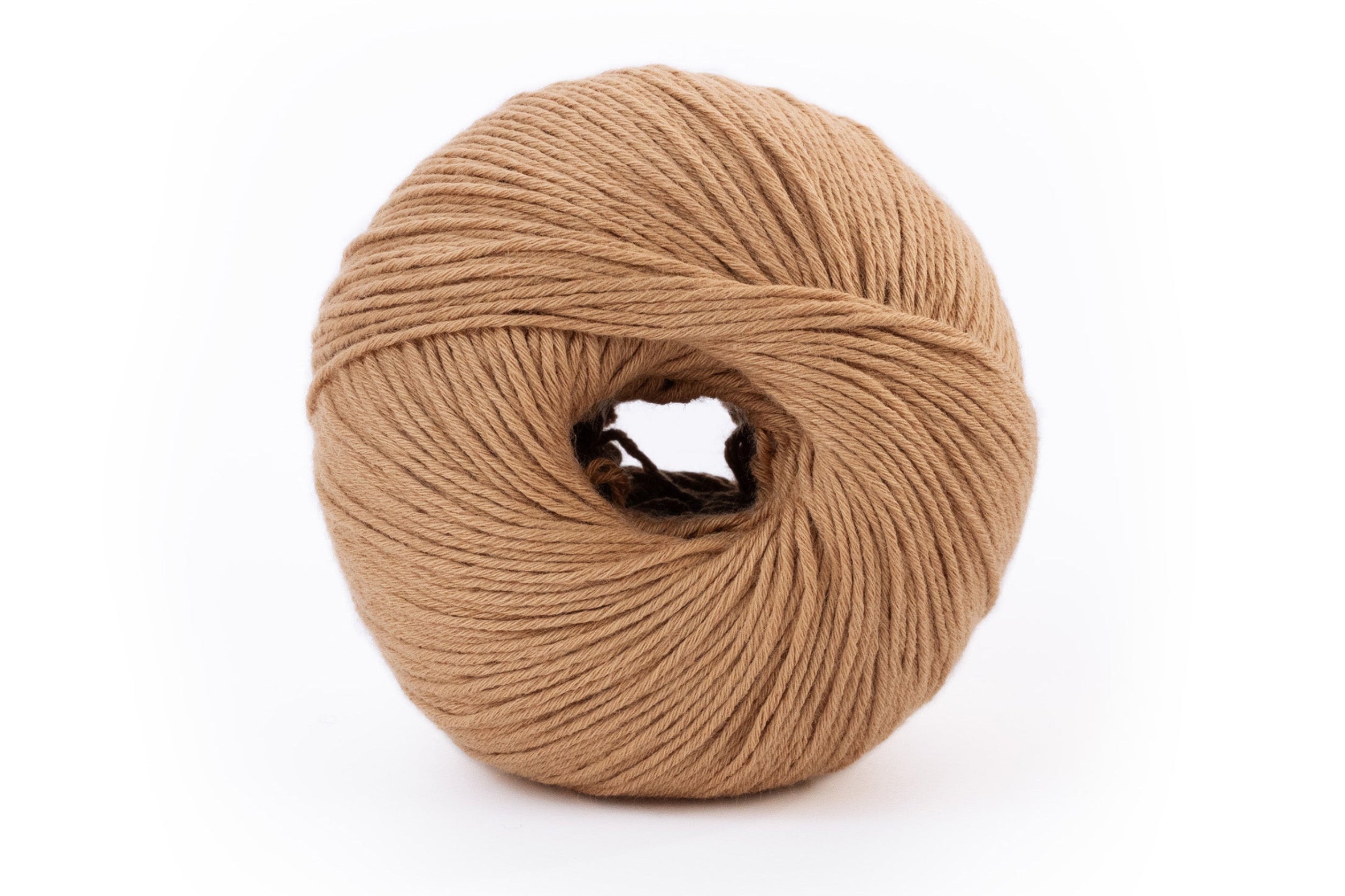 Lana Gatto Cashcot Bio, Baumwoll-Kaschmir-Garn, 90% Bio-Baumwolle, Farbe: Cammello 31275