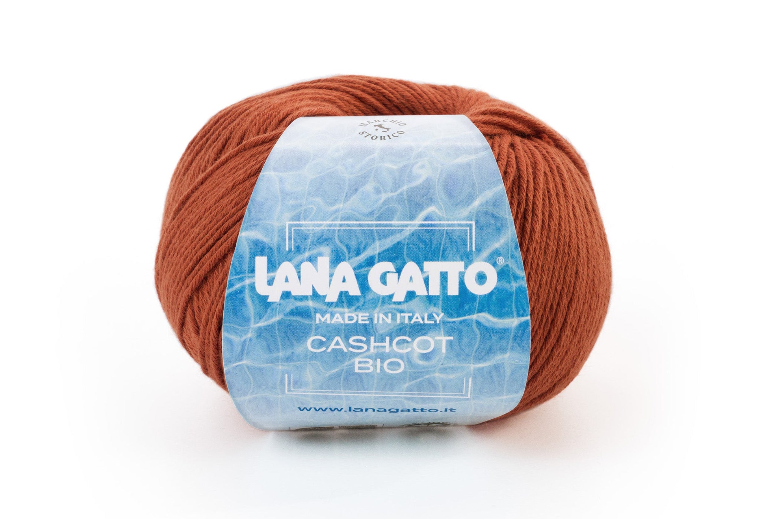 Lana Gatto Cashcot Bio, Baumwoll-Kaschmir-Garn, 90% Bio-Baumwolle, ideal für Sommer kleidung