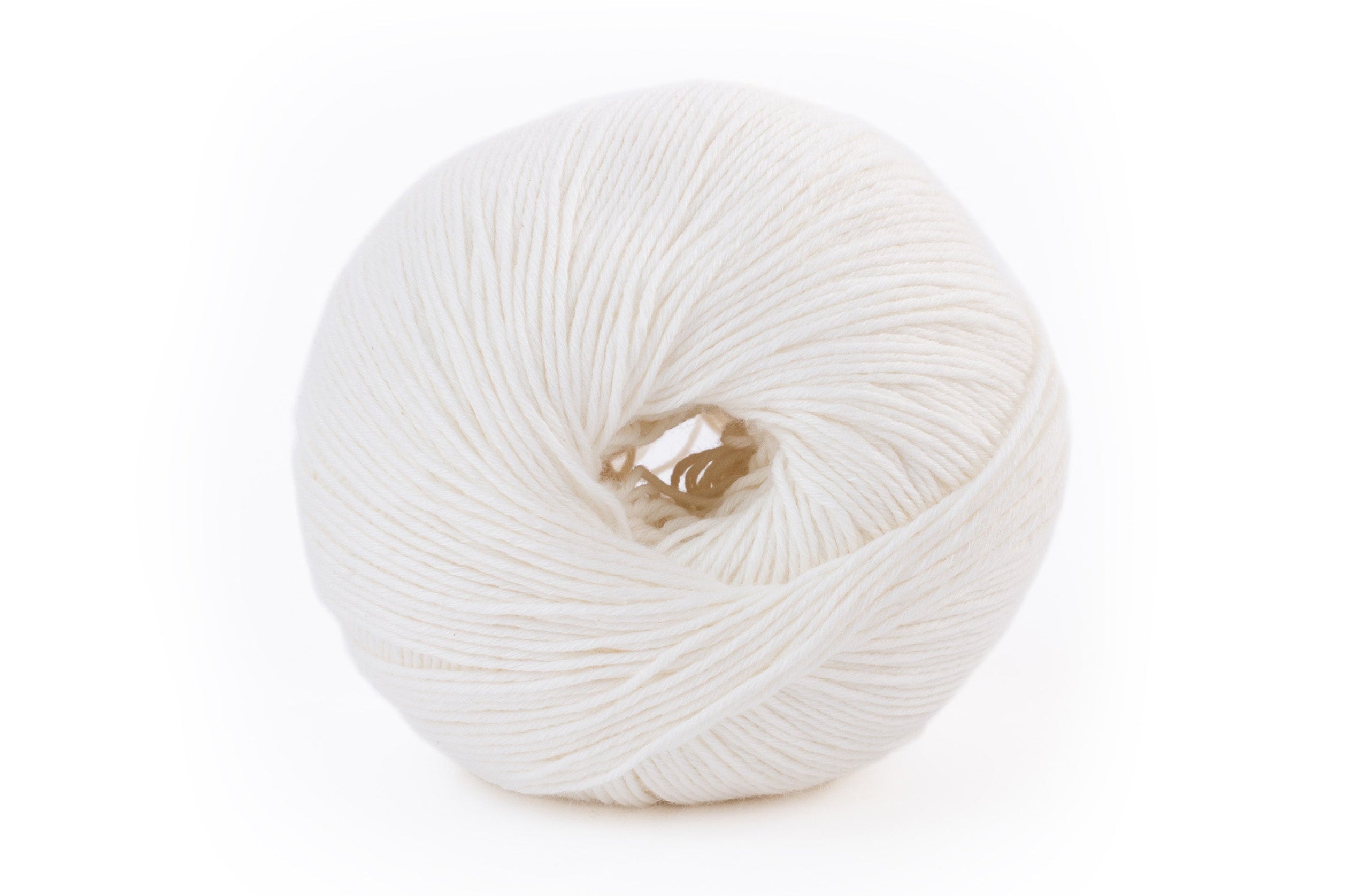 Lana Gatto Cashcot Bio,weiches Garn aus Bio-Baumwolle und Kaschmir, Farbe: Bianco 31280