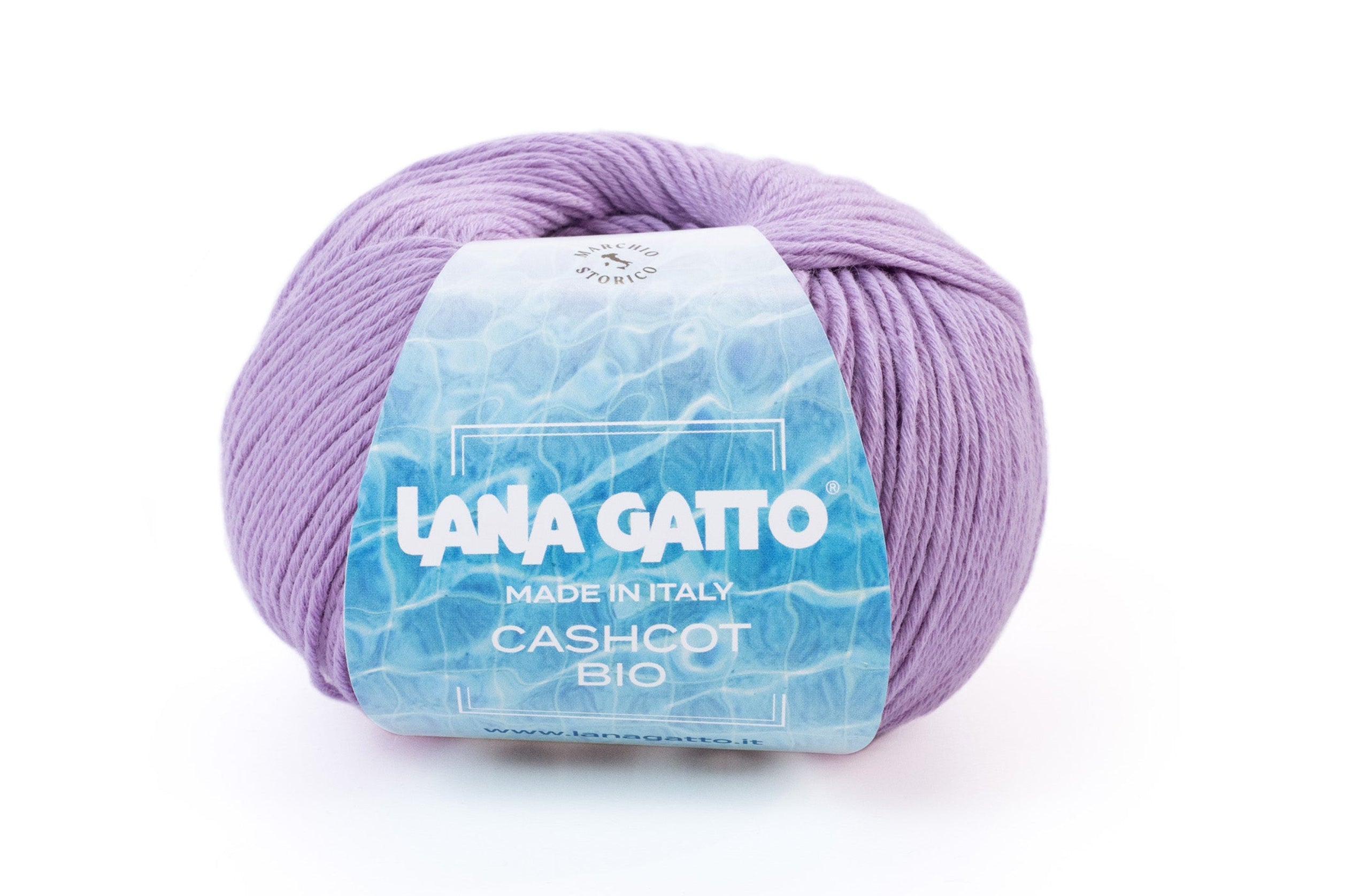 Lana Gatto Cashcot Bio, leichtes Sommergarn aus Bio-Baumwolle mit Kaschmir, Cotton and Cashmere Yarn