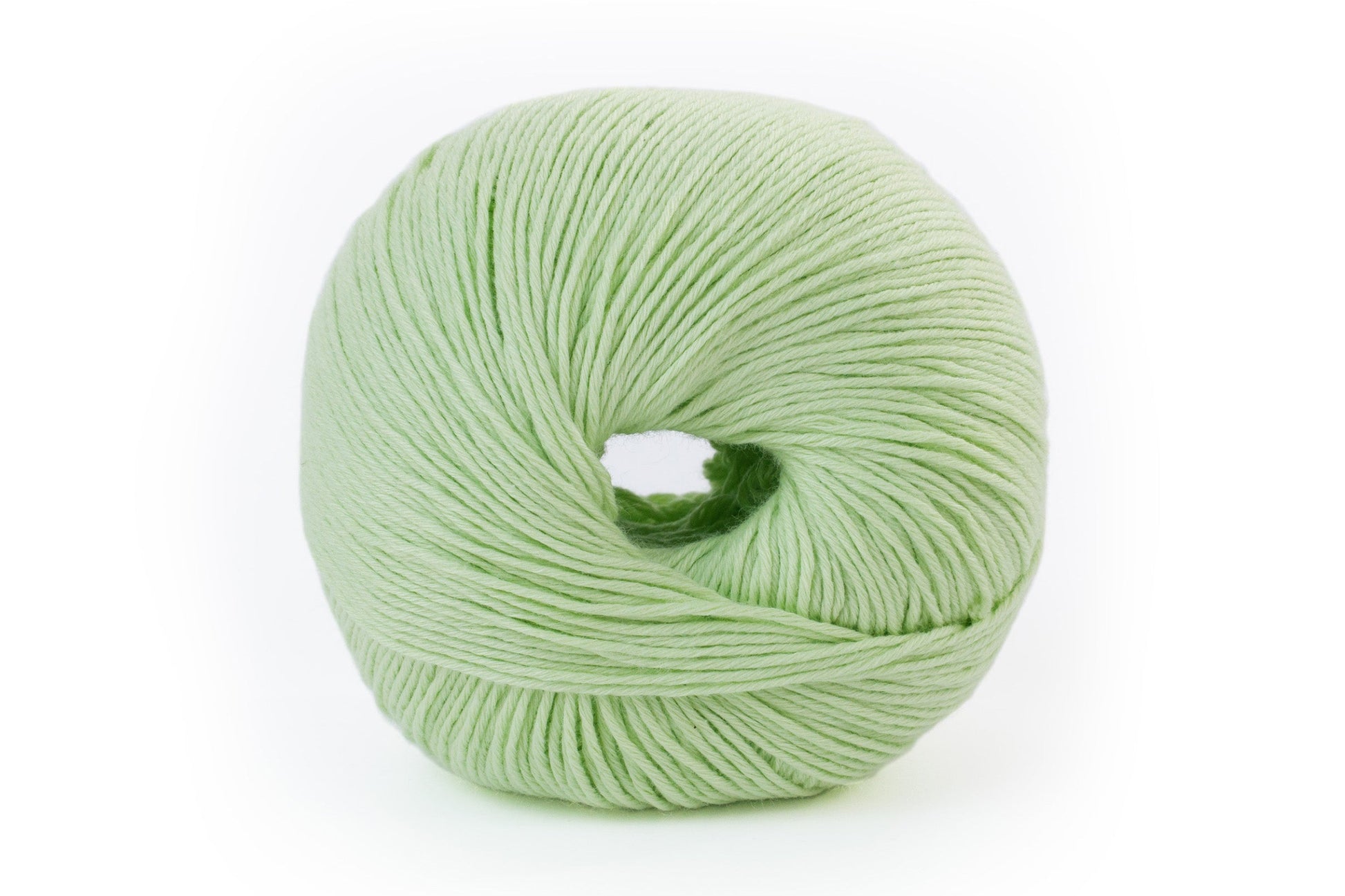 Lana Gatto Cashcot Bio, hautfreundliches Garn für Babykleidung, Bio-Baumwolle mit Kaschmir, Farbe: Green Tea 31286