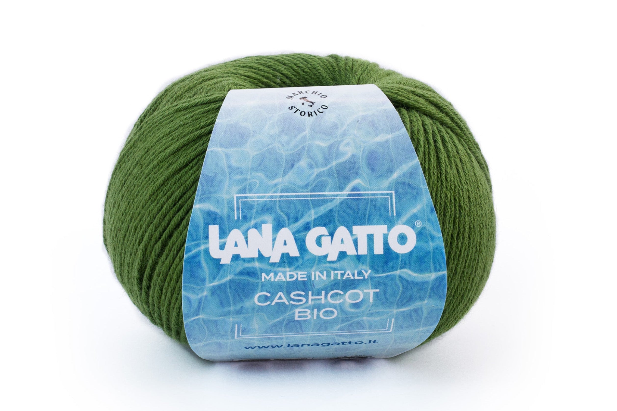 Lana Gatto Cashcot Bio, hautfreundliches Garn für Babykleidung, Bio-Baumwolle mit Kaschmir, Sommer Garn, Cotton Cashmere
