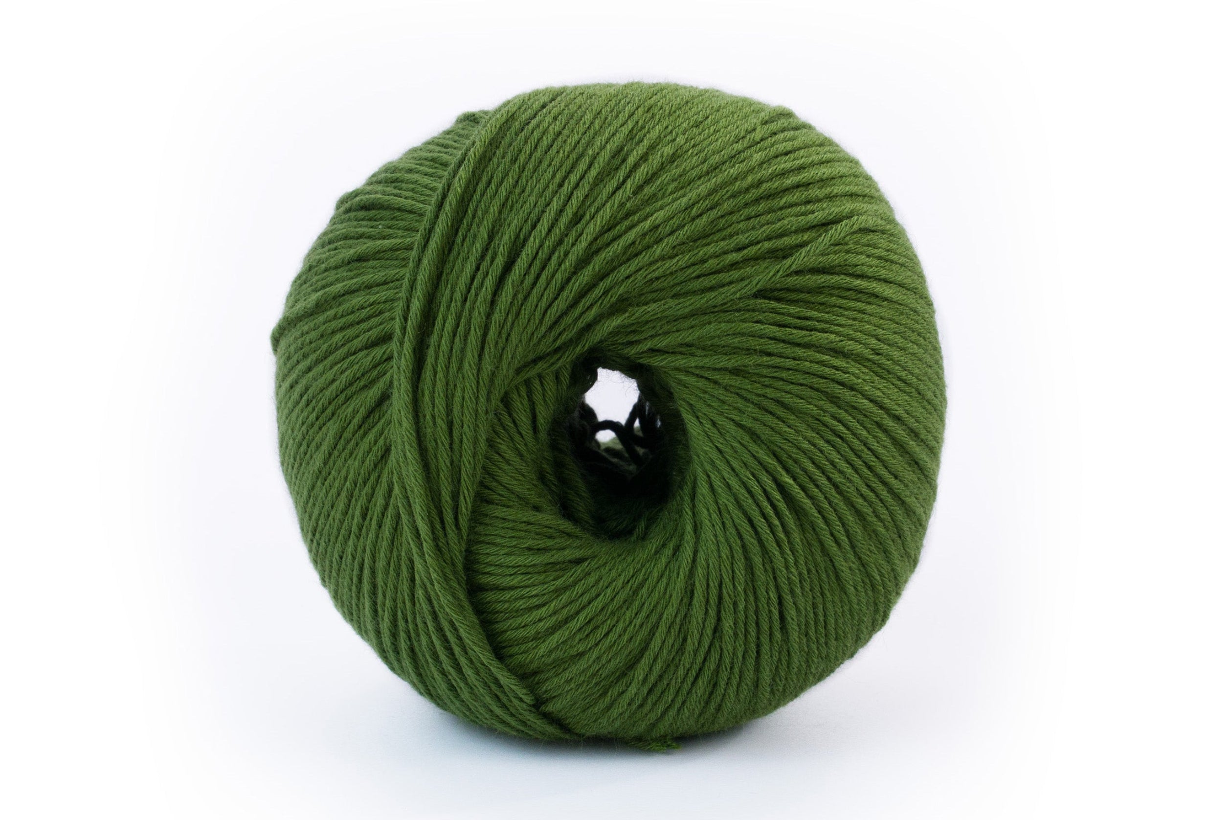 Lana Gatto Cashcot Bio, hautfreundliches Garn für Babykleidung, Bio-Baumwolle mit Kaschmir, Farbe: verde 31287