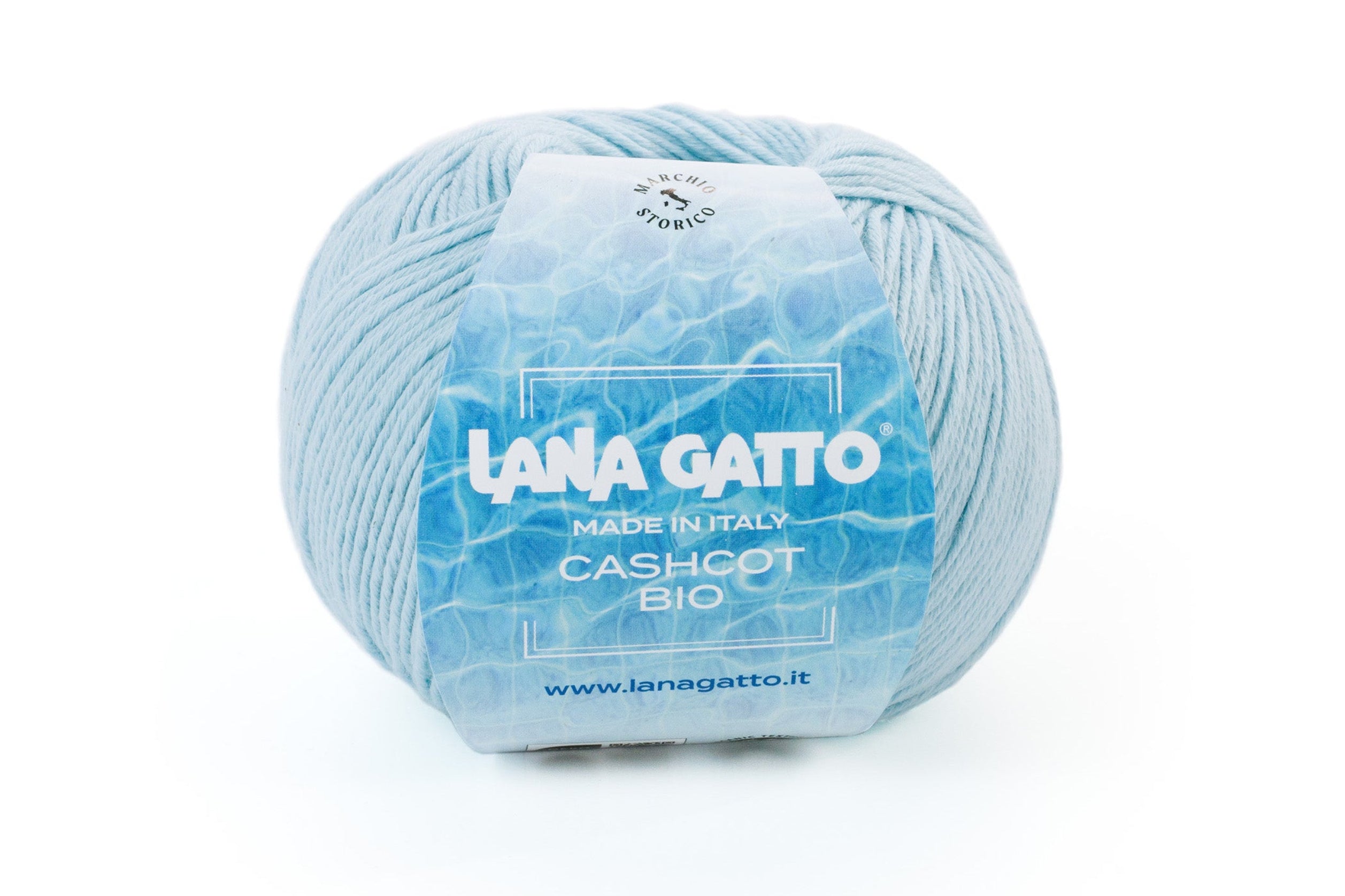 Lana Gatto Cashcot Bio, hautfreundliches Garn für Babykleidung, Bio-Baumwolle mit Kaschmir, leicht und weich Cotton Cashmere