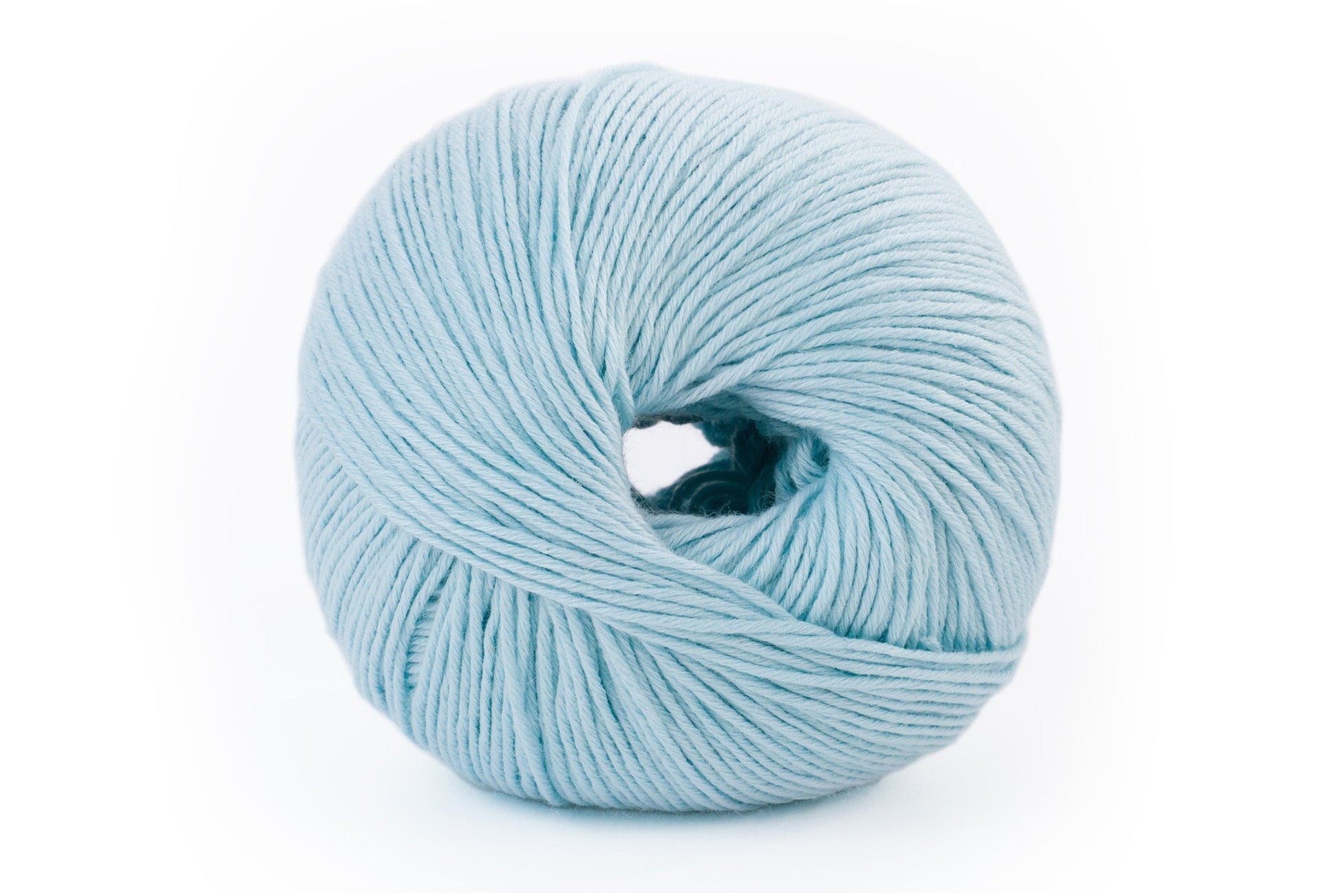 Lana Gatto Cashcot Bio, hautfreundliches Garn für Babykleidung, Bio-Baumwolle mit Kaschmir, Farbe: Celeste 31288
