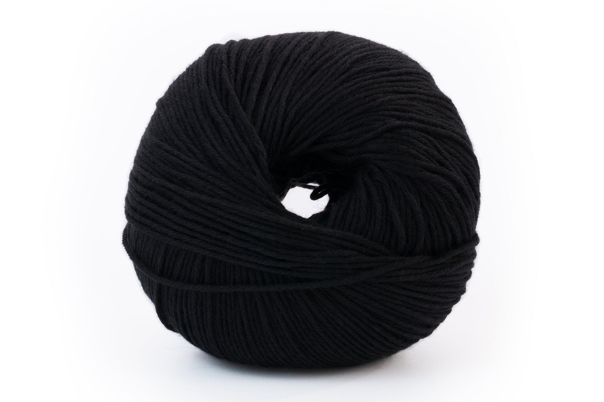 Lana Gatto Cashcot Bio, nachhaltiges Bio-Baumwollgarn mit Kaschmir, Farbe: Nero 31291