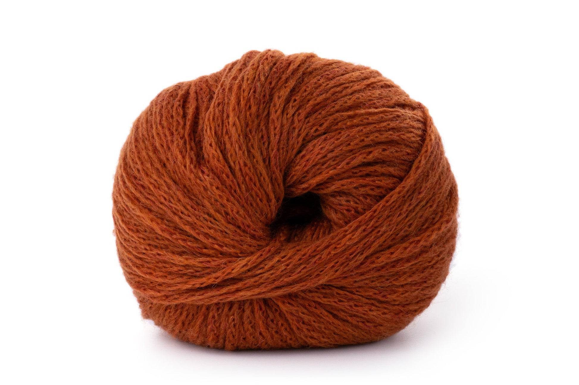 Lana Gatto Catena Soft Strickgarn 40% Baumwolle 37% Merinowolle 23% Baby Alpaka in Orange 30527 – Premium Mischgarn für weiche Pullover und Schals