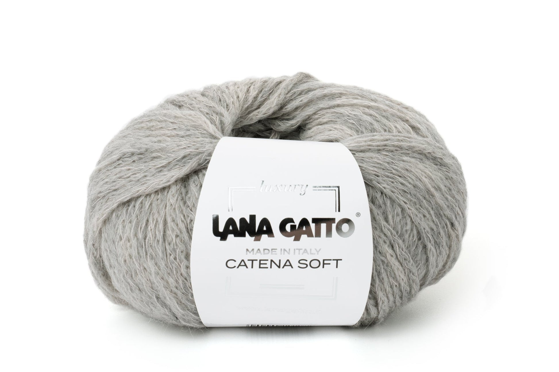 Lana Gatto Catena Soft kratzfreies Mischgarn aus Italien 40% Baumwolle 37% Merino 23% Alpaka ist vielseitig einsetzbar für Pullover Cardigans und Tücher