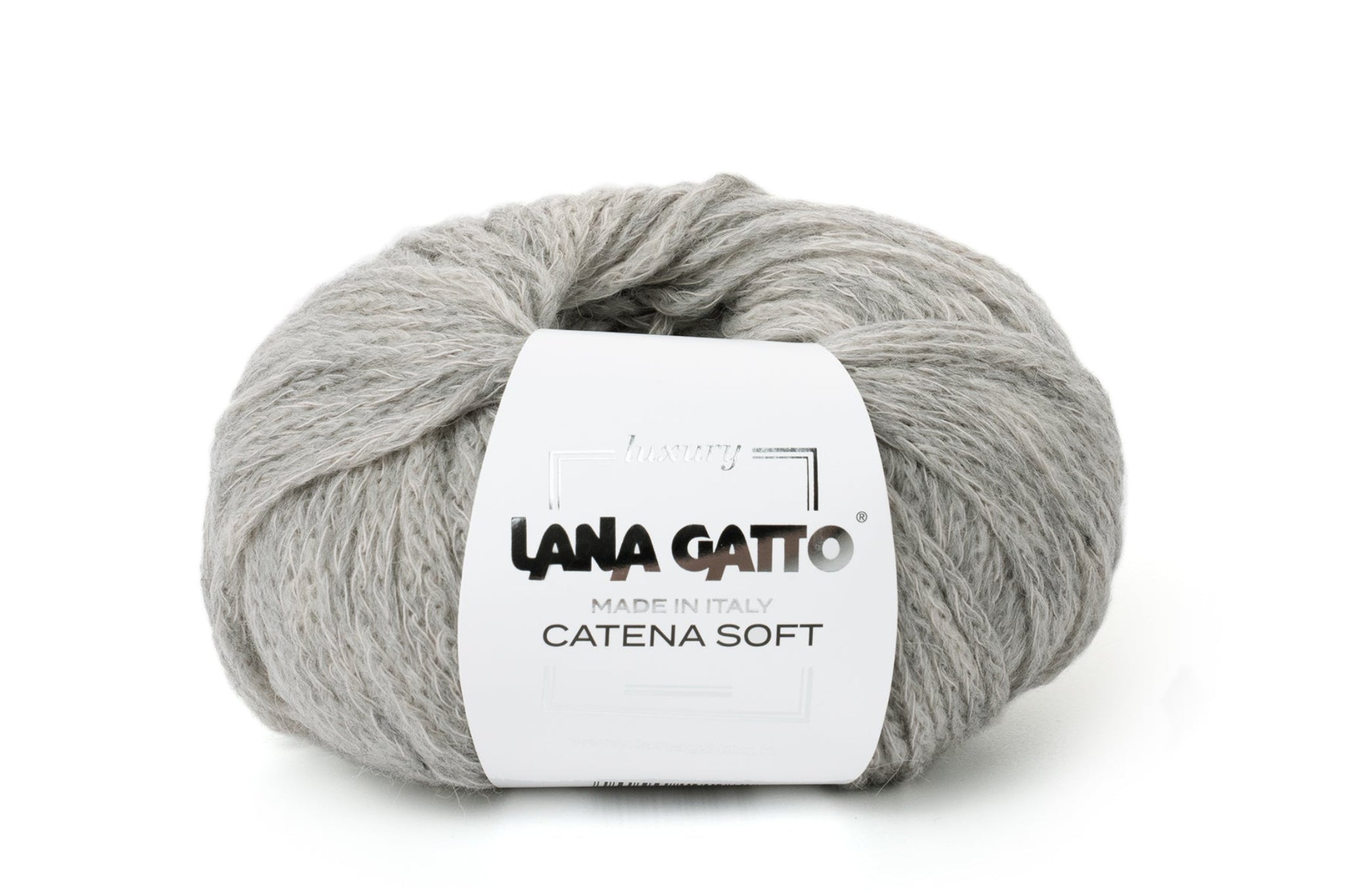 Lana Gatto Catena Soft kratzfreies Mischgarn aus Italien 40% Baumwolle 37% Merino 23% Alpaka ist vielseitig einsetzbar für Pullover Cardigans und Tücher