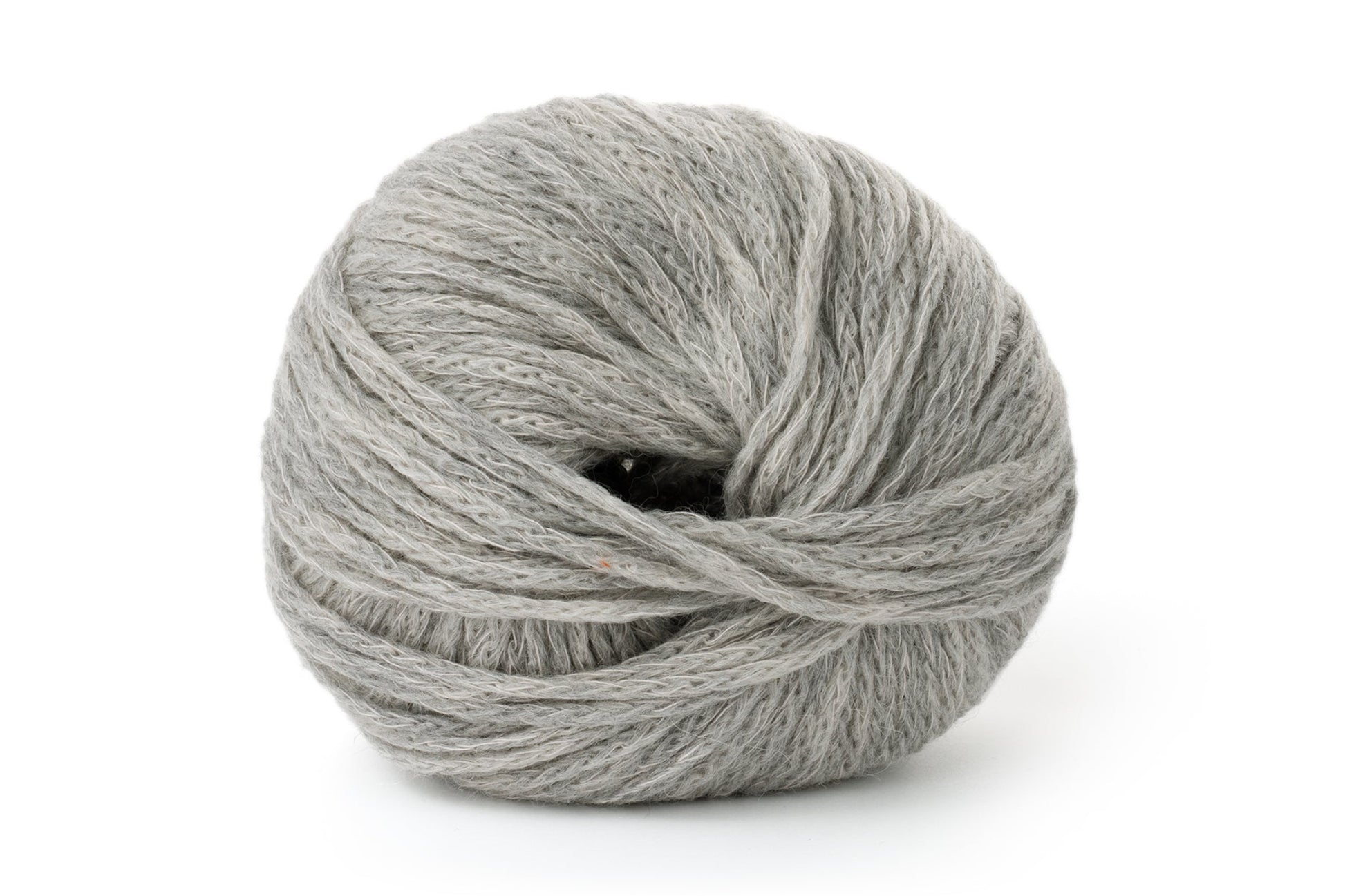 Lana Gatto Catena Soft kratzfreies Mischgarn aus Italien 40% Baumwolle 37% Merino 23% Alpaka in elegantem Grau 30532 ist vielseitig einsetzbar für Pullover Cardigans und Tücher