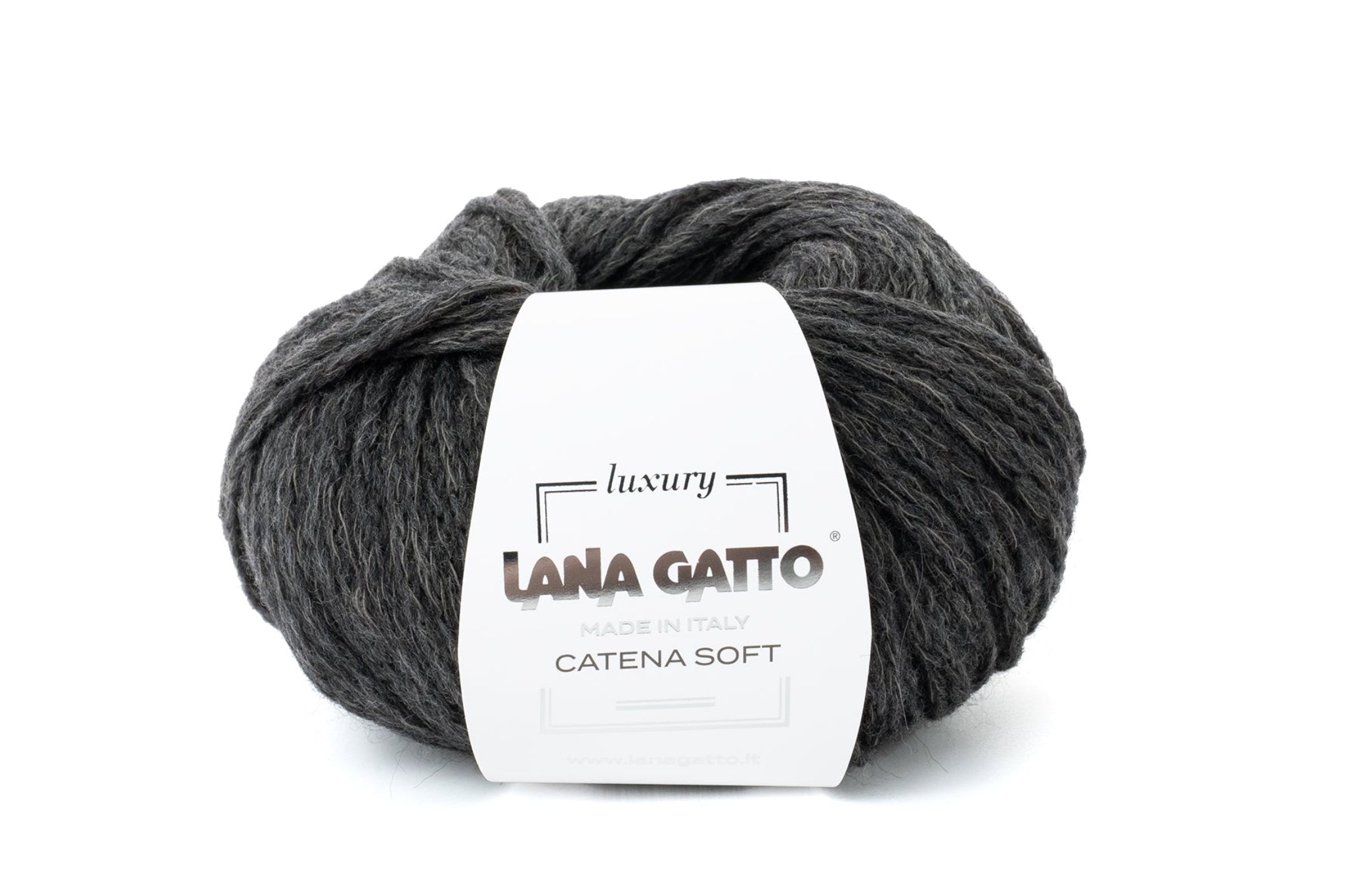 Lana Gatto Catena Soft Premium Baumwolle Merino Baby Alpaka Mischgarn, weiches Garn mit natürlichem Glanz für elegante Kleidung und Accessoires