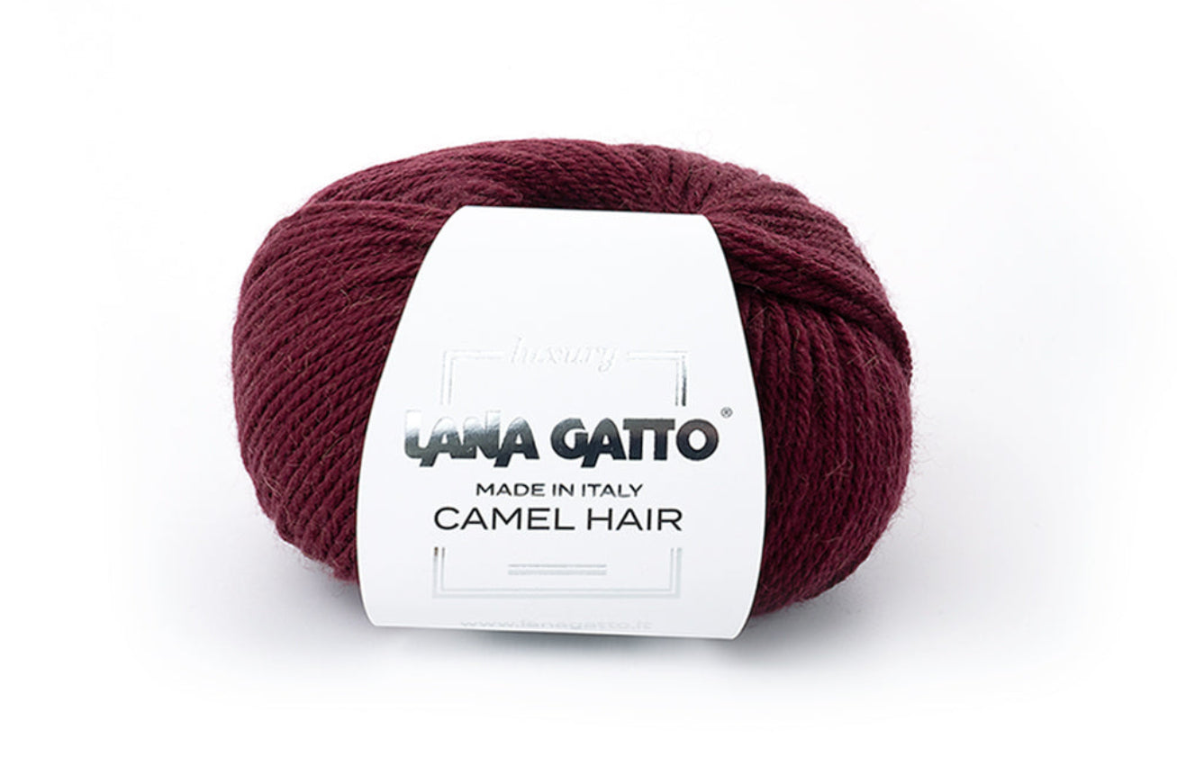 Hochwertiges Merino-Kamelhaar-Garn Lana Gatto Camel Hair für Freizeitmode, Winterbekleidung, Mützen, Handschuhe und langlebige Handmade Fashion