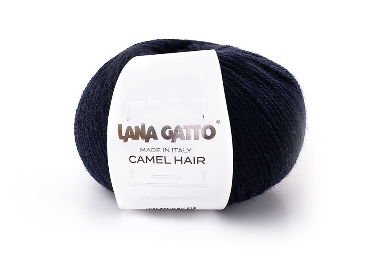 Lana Gatto Camel Hair Premium-Naturgarn aus 60% Extrafine Merino Wool und 40% Camel für Damenbekleidung, Herrenbekleidung, Babykleidung und luxuriöse Handmade Fashion