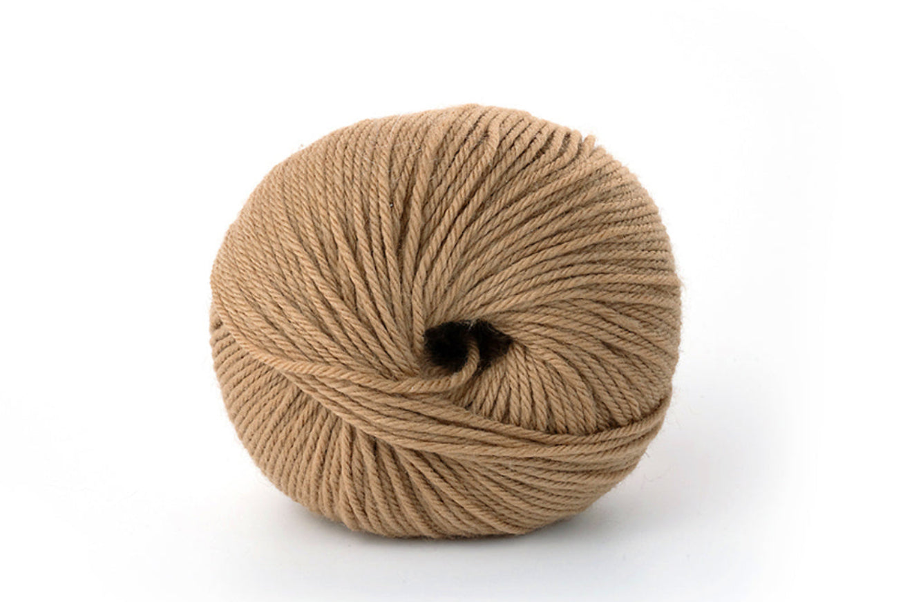 Lana Gatto Camel Hair Premium-Naturgarn mit MASCHENPROBE 10 cm | 18 Maschen, 25 Reihen für Zopfmuster, Strukturmuster, Wintermode und Designer-Strickprojekte