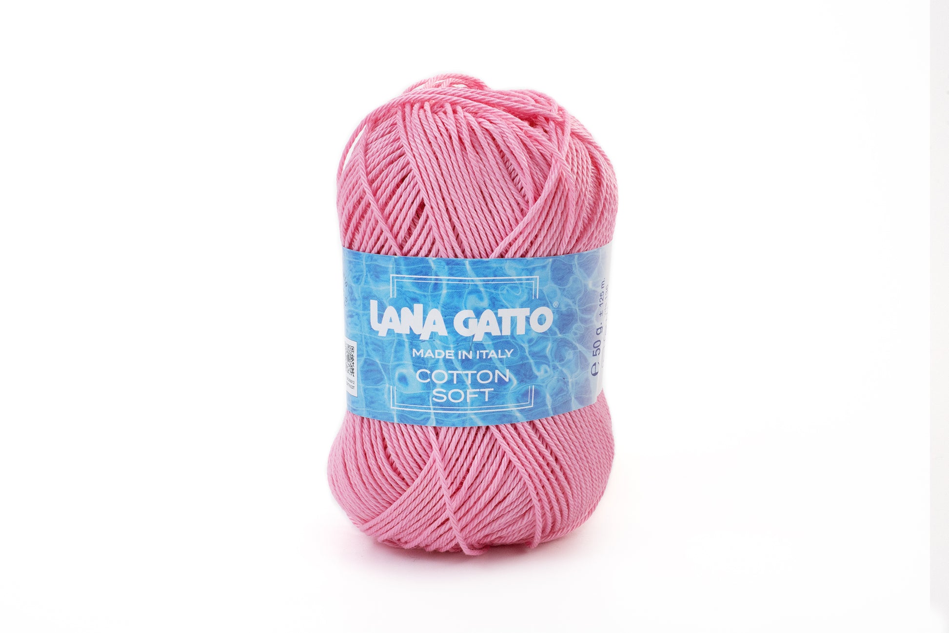 Lana Gatto Cotton Soft hochwertiges Baumwollgarn mit brillanten Farben für Pullover, Kleider und Cardigans, Farbe: Rosa 31318