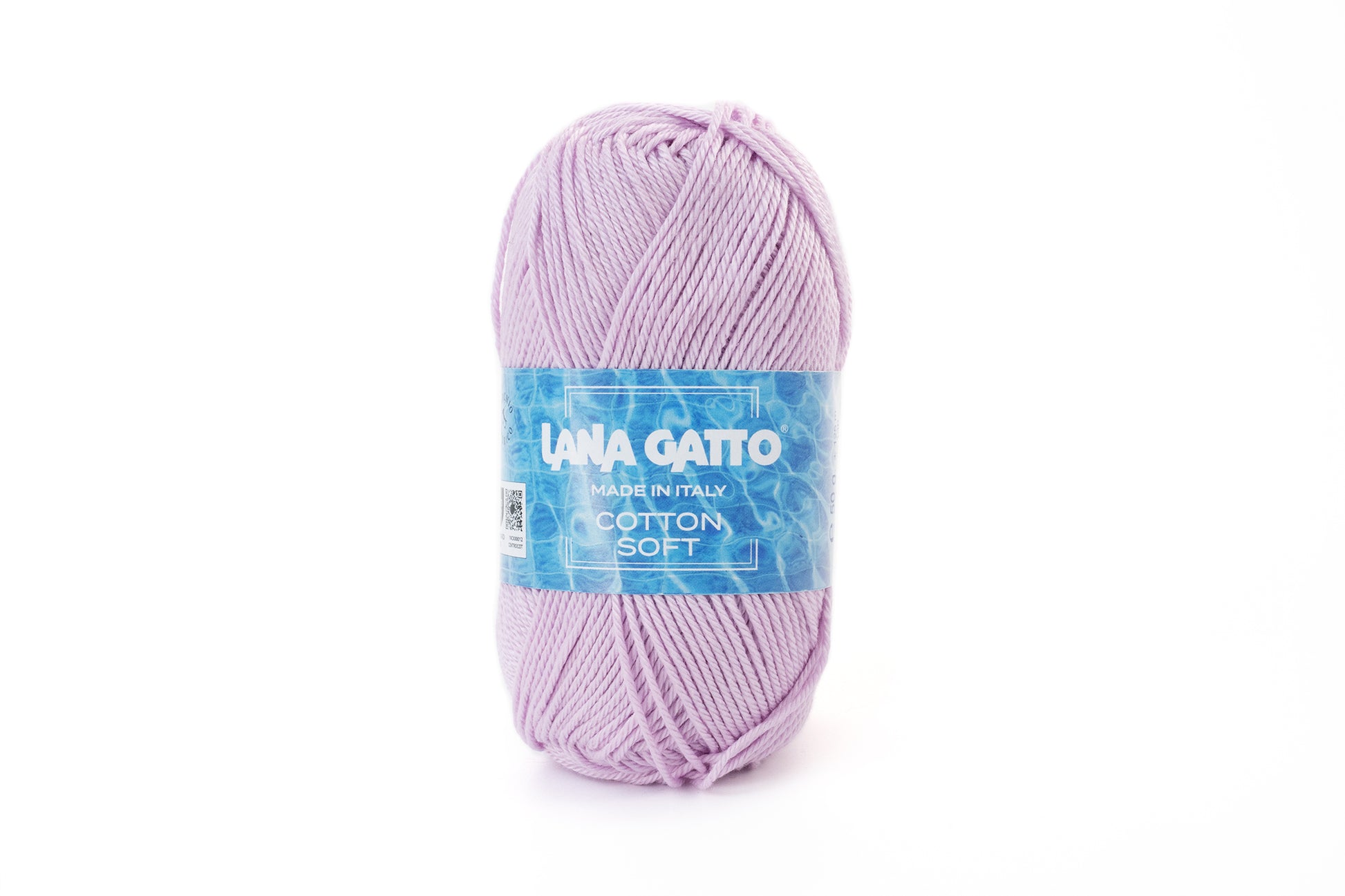 Lana Gatto Cotton Soft hochwertiges Baumwollgarn für empfindliche Haut und allergikerfreundliche Kleidung, Farbe: Lilla Chiaro 31323