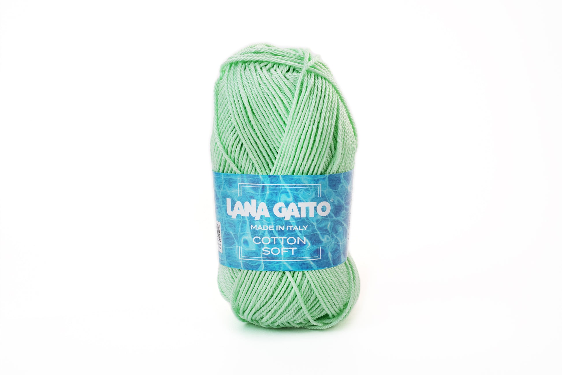 Lana Gatto Cotton Soft, weiches, seidig glänzendes Mako-Baumwollgarn, Farbe: Green Tea 31328