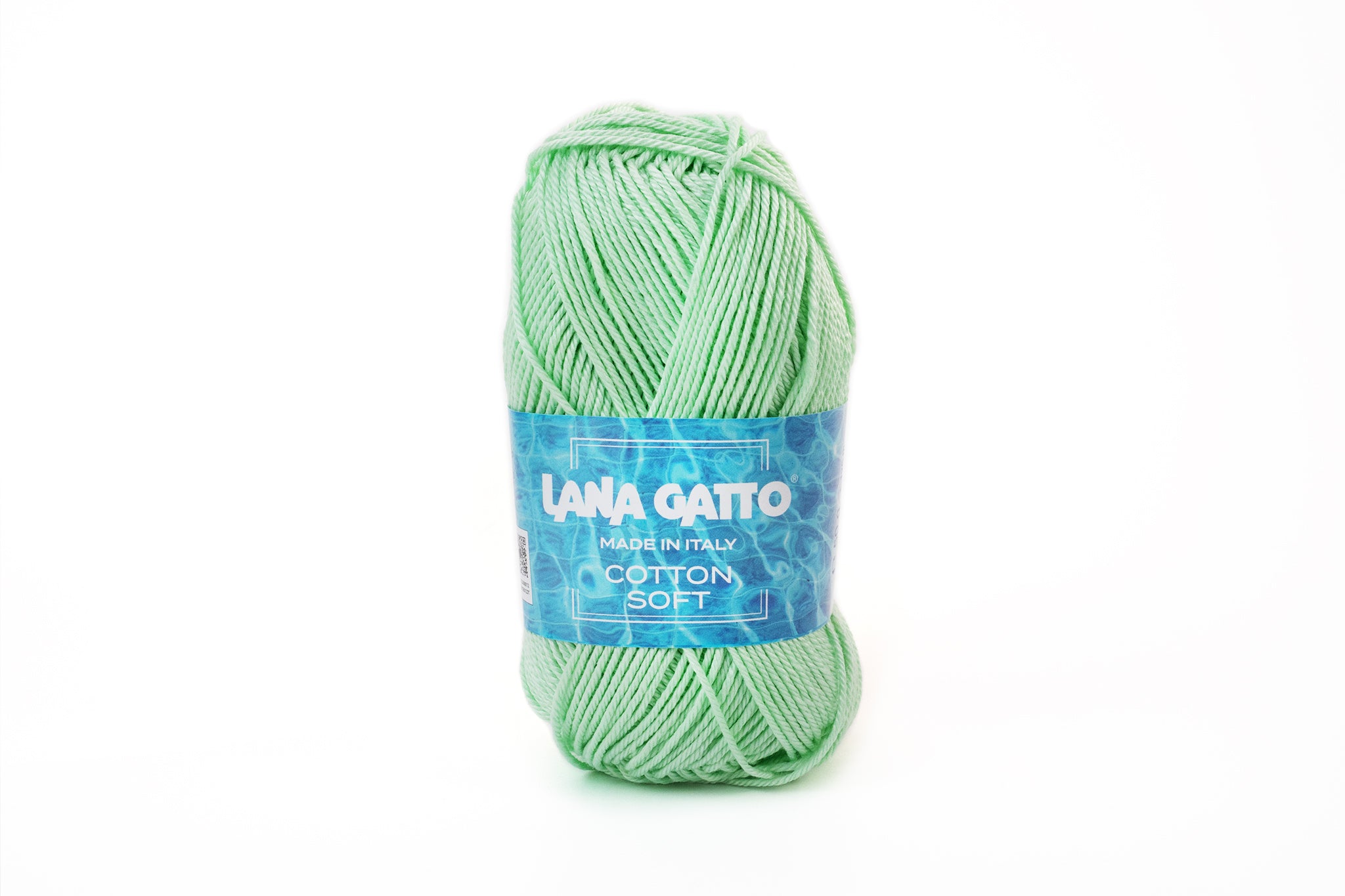 Lana Gatto Cotton Soft, weiches, seidig glänzendes Mako-Baumwollgarn, Farbe: Green Tea 31328