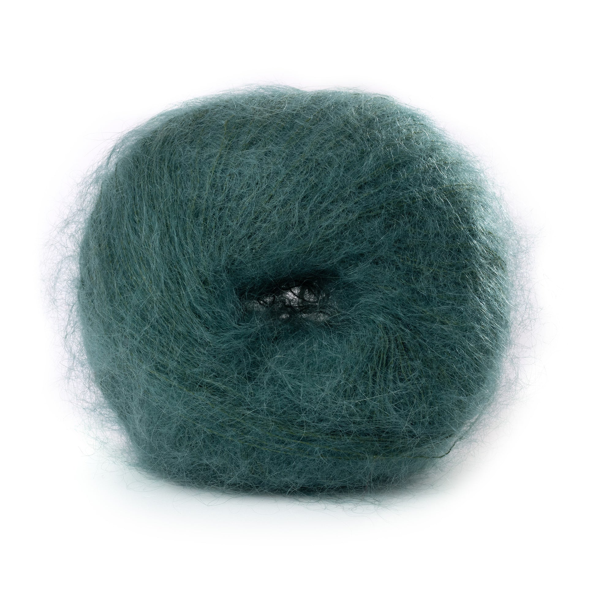 Lana Gatto Mohair Royal Grün 5896. Weiches Garn für zarte Babykleidung und feine Accessoires. Flauschiger Kid Mohair. Gleichmäßige Faser für perfekte Maschen