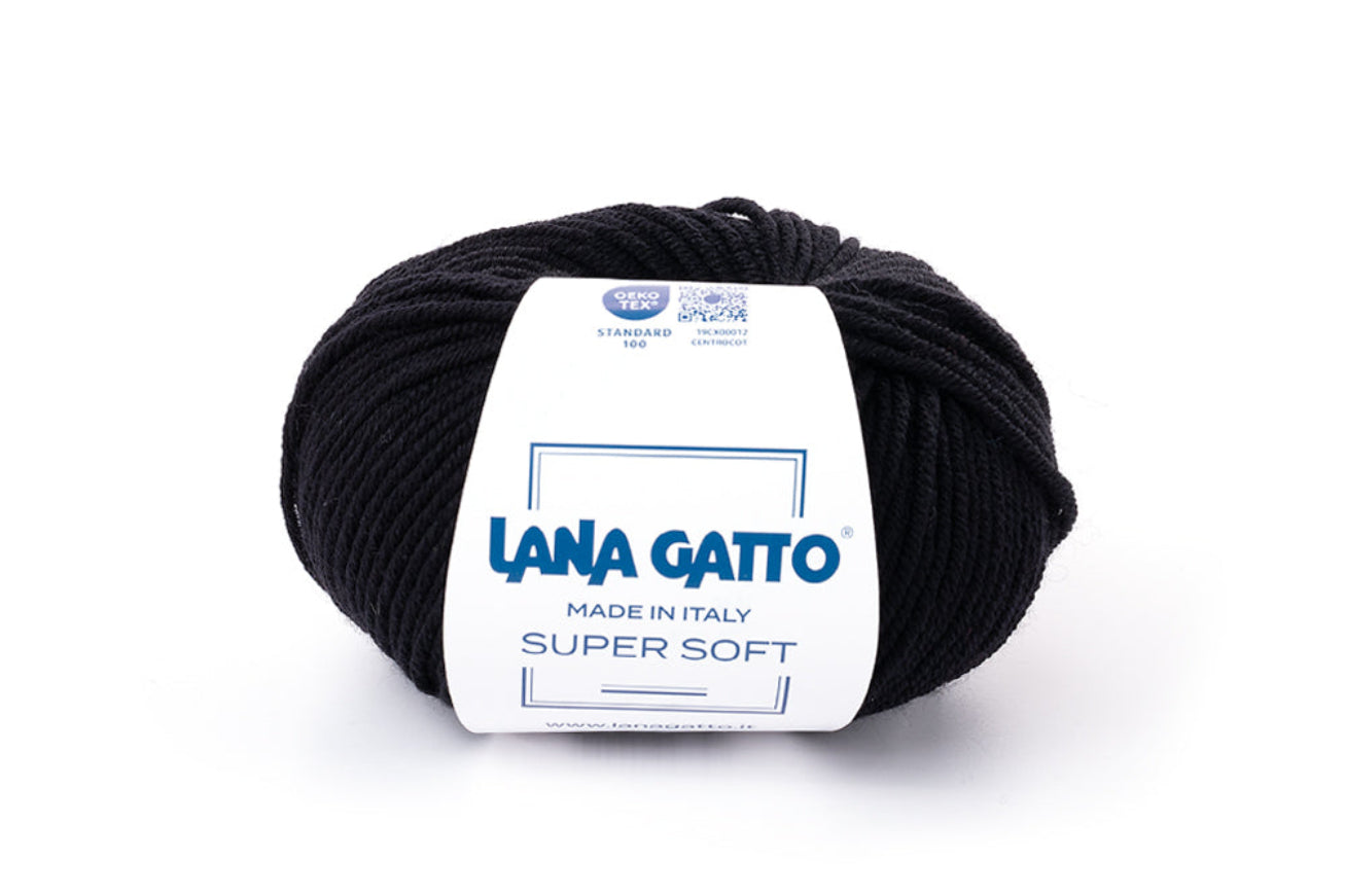 Lana Gatto Super Soft Premium-Wolle für Damenmode, Herrenmode, Babykleidung, Kinderkleidung und exklusive Handmade Fashion aus 100% Extrafine Merino Wool