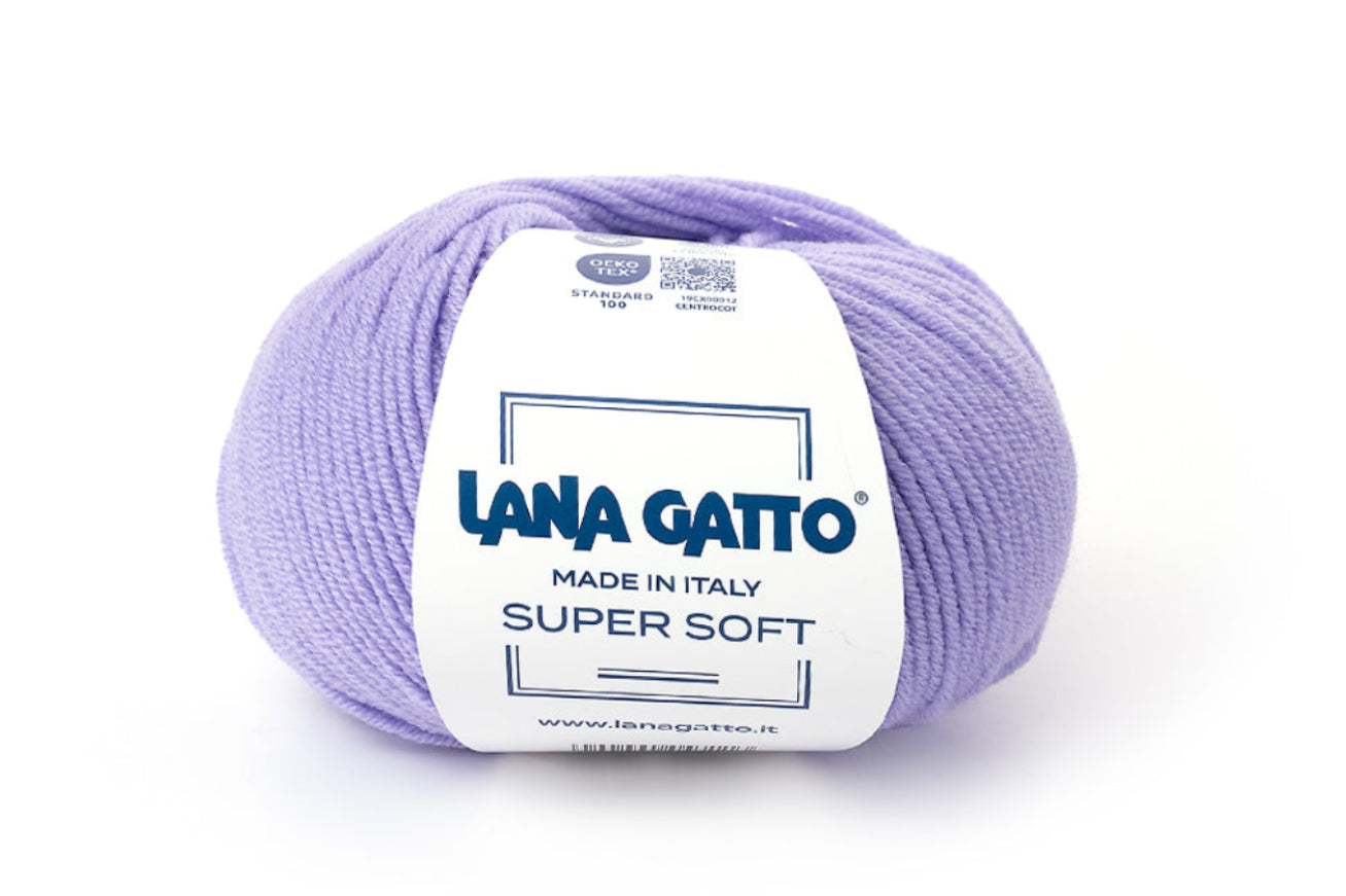 Lana Gatto Super Soft luxuriöse Merinowolle für Strickmode, Wintermode, Freizeitbekleidung und hochwertige Handmade Fashion aus Naturfasern