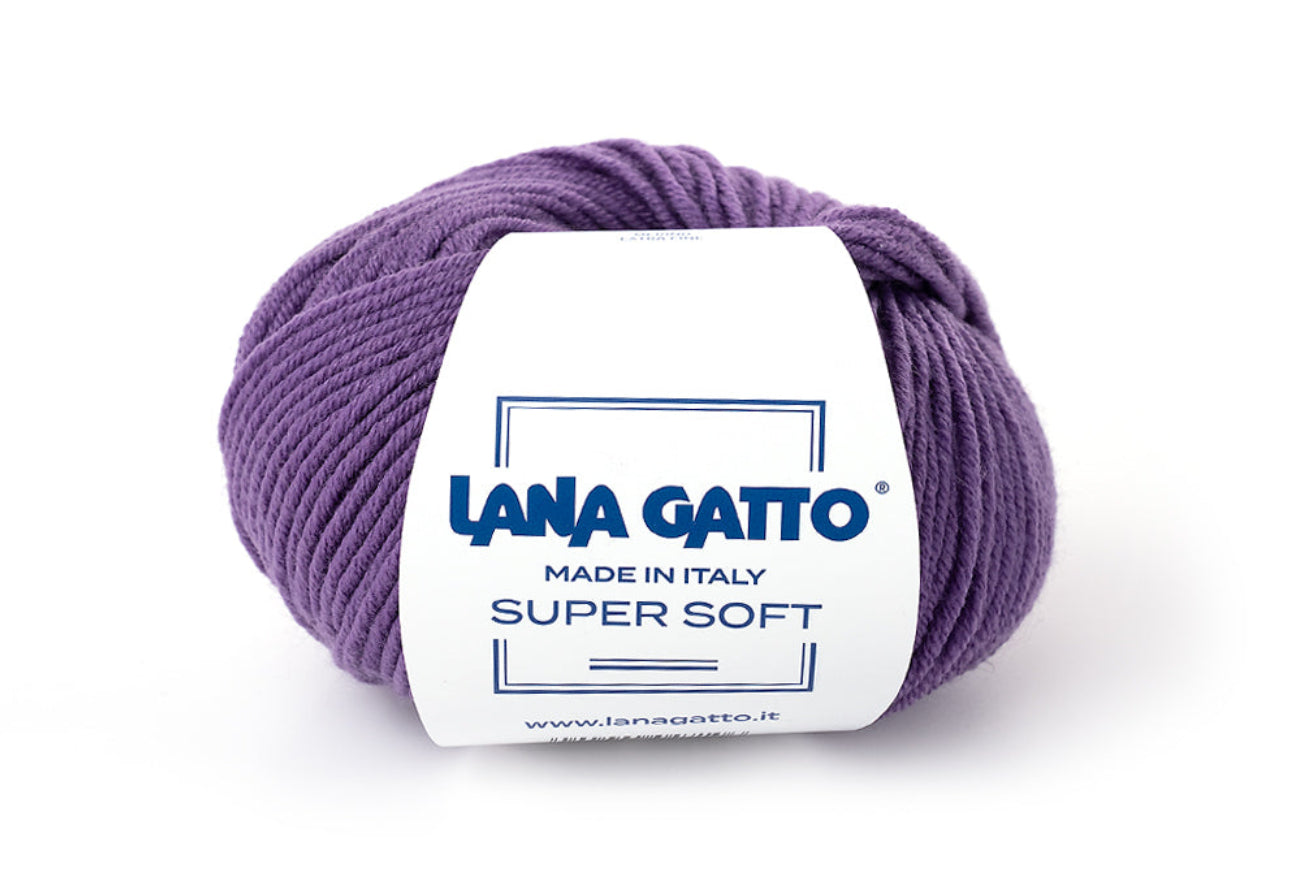Lana Gatto Super Soft hochwertiges Naturgarn für Damenpullover, Herrenpullover, Babykleidung, Kinderbekleidung und Winteraccessoires
